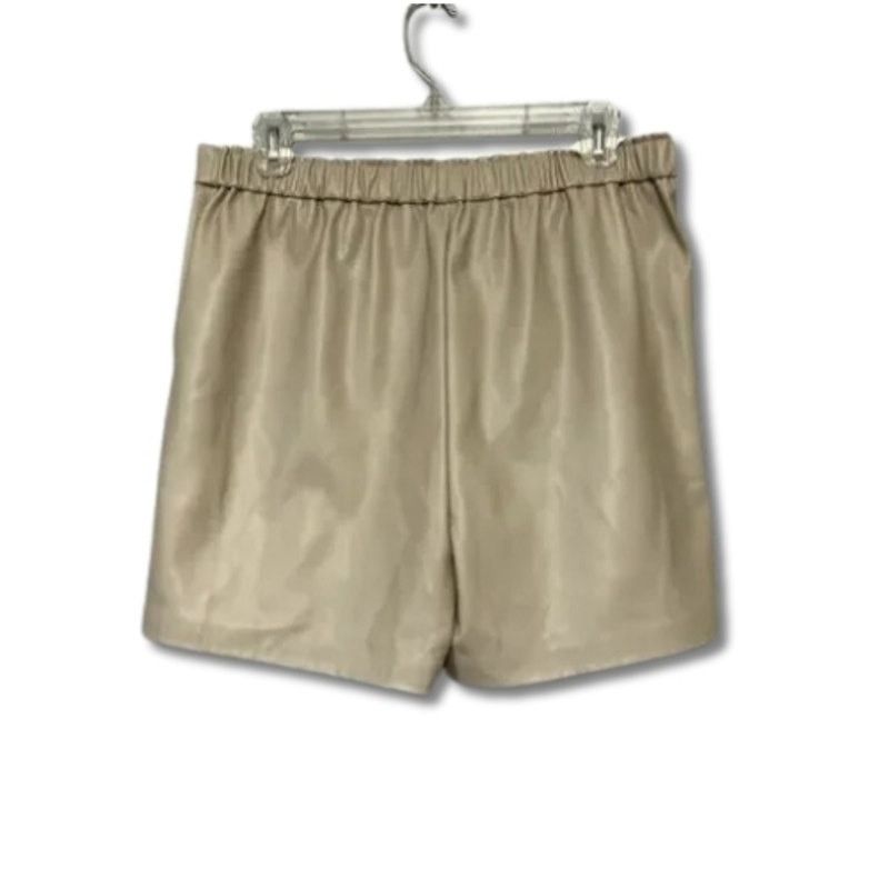 Other Halogen Faux Leather Shorts High Waisted Side Pockets Tan M Size 30" / US 8 / IT 44 - 5 Thumbnail