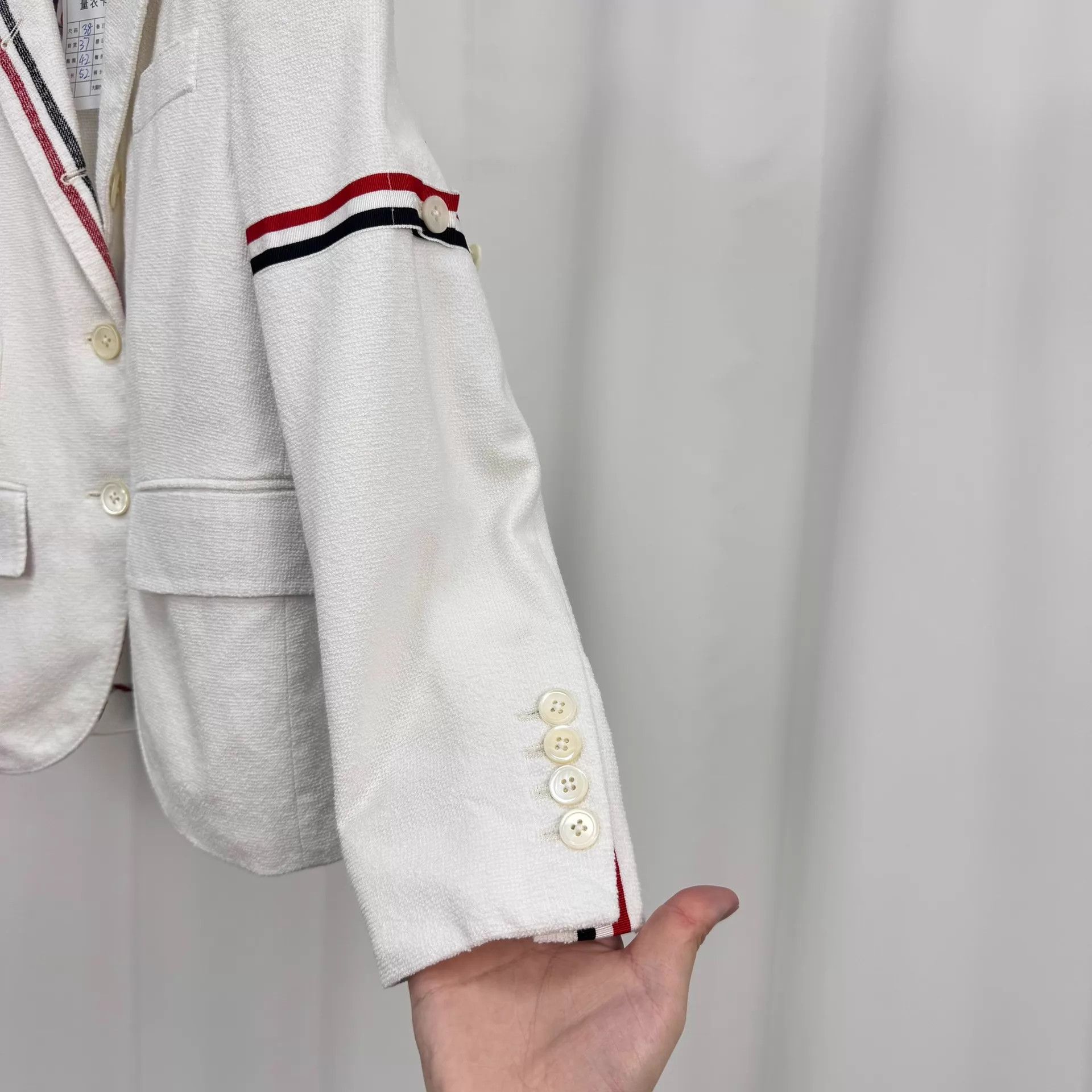 Thom Browne TB Double Armband Color Stripe Blazer 38 98 New Size XS / US 0-2 / IT 36-38 - 4 Thumbnail