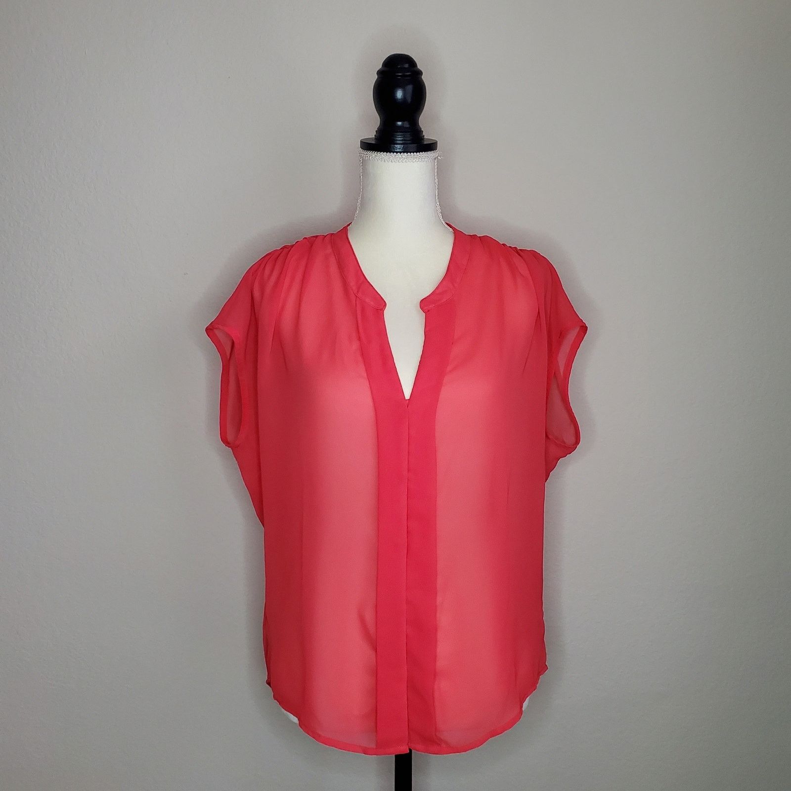 Other Red Haute Sheer Red Top Small Size S / US 4 / IT 40 - 1 Thumbnail