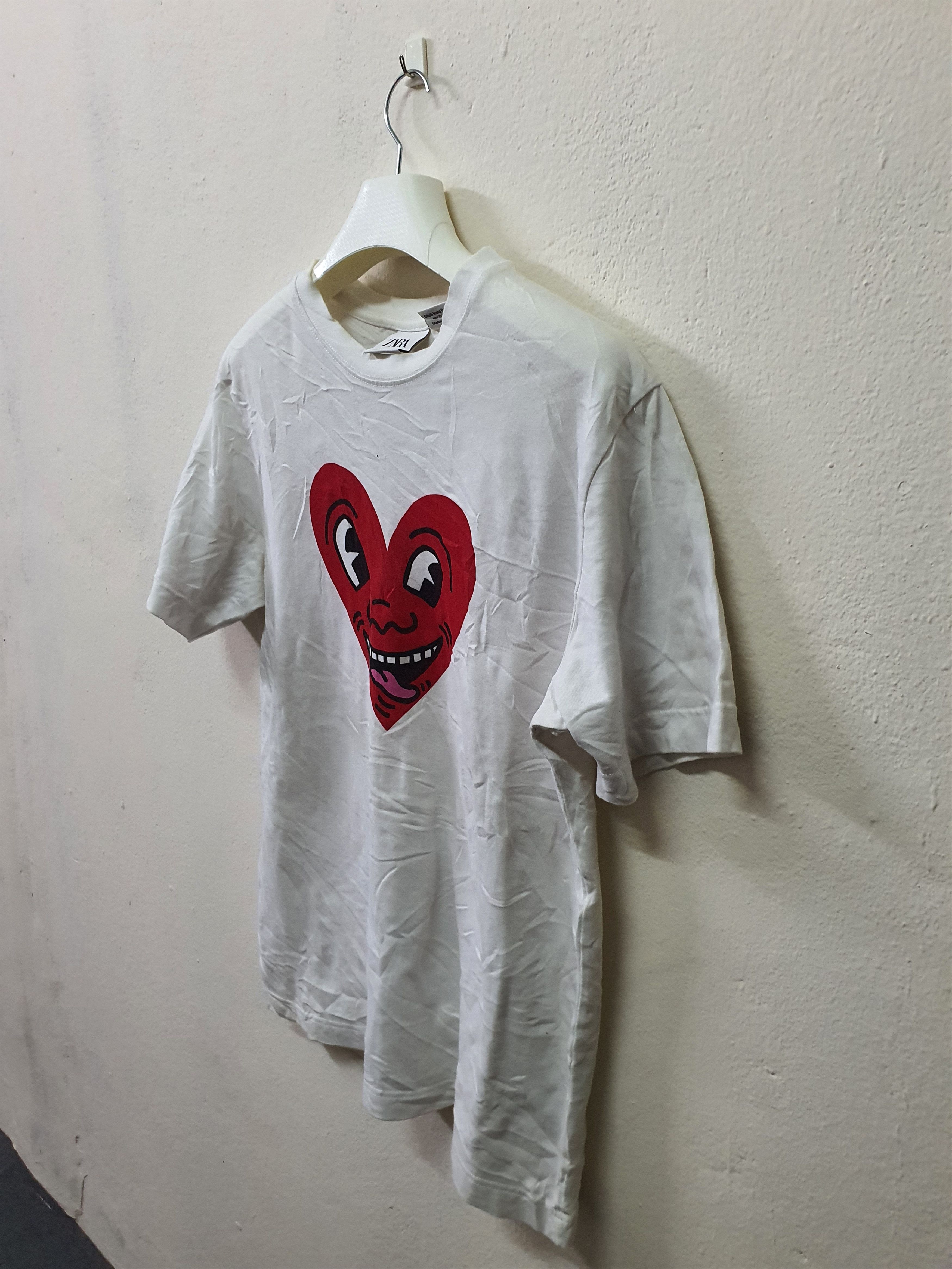 Keith Haring Keith Haring collab tshirt featuring his iconic "Heart Face" Size US M / EU 48-50 / 2 - 7 Thumbnail