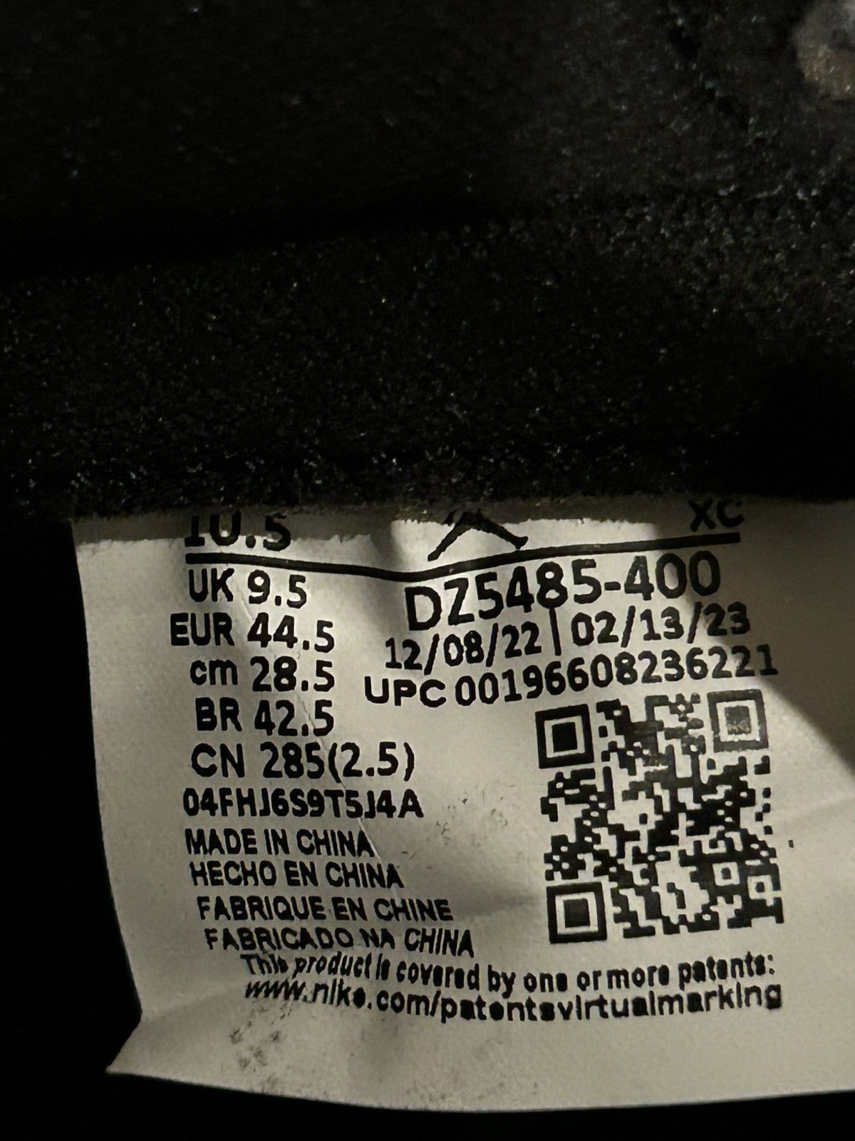 Jordan Brand × Nike Jordan 1 High Unc Toe Size US 10.5 / EU 43-44 - 6 Thumbnail