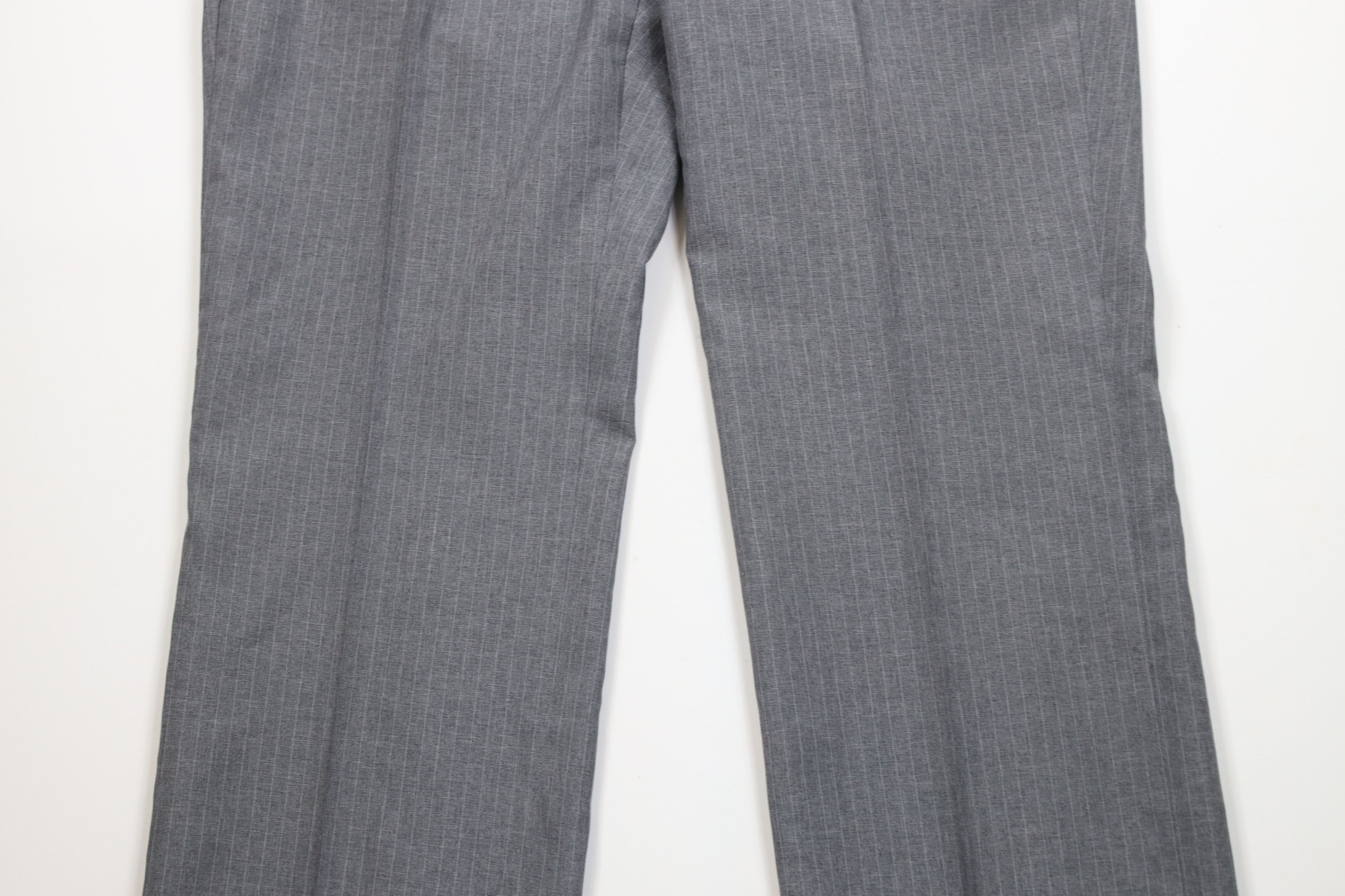 Vintage Vintage 70s Streetwear Knit Wide Leg Chino Pants Gray USA Size US 38 / EU 54 - 3 Thumbnail