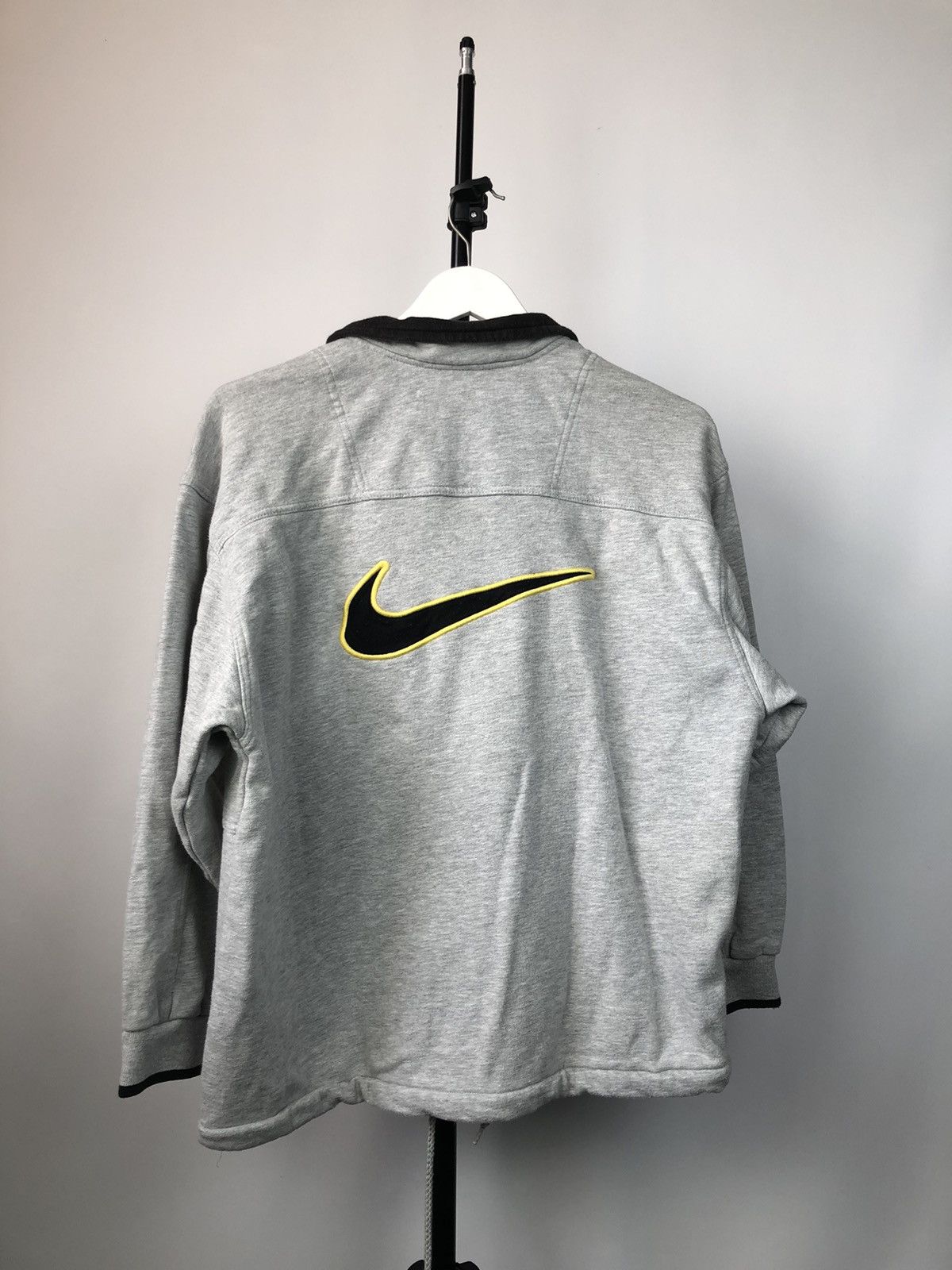 Nike × Vintage Nike vintage 00s Big logo swoosh Sweatshirt Size US M / EU 48-50 / 2 - 1 Thumbnail