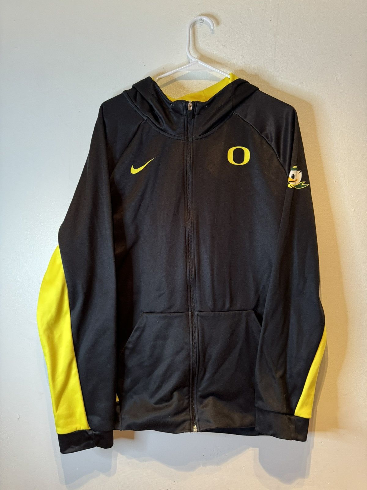 Nike NIKE dri-fit university oregon ducks hoodie track sz L Size US L / EU 52-54 / 3 - 1 Thumbnail