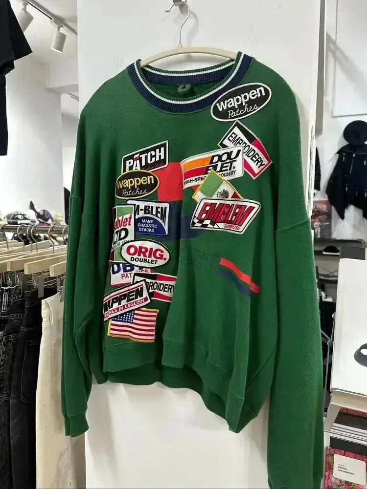 Doublet Doublet Doublet Patches Sewatshirt-2506 Size US L / EU 52-54 / 3 - 2 Thumbnail
