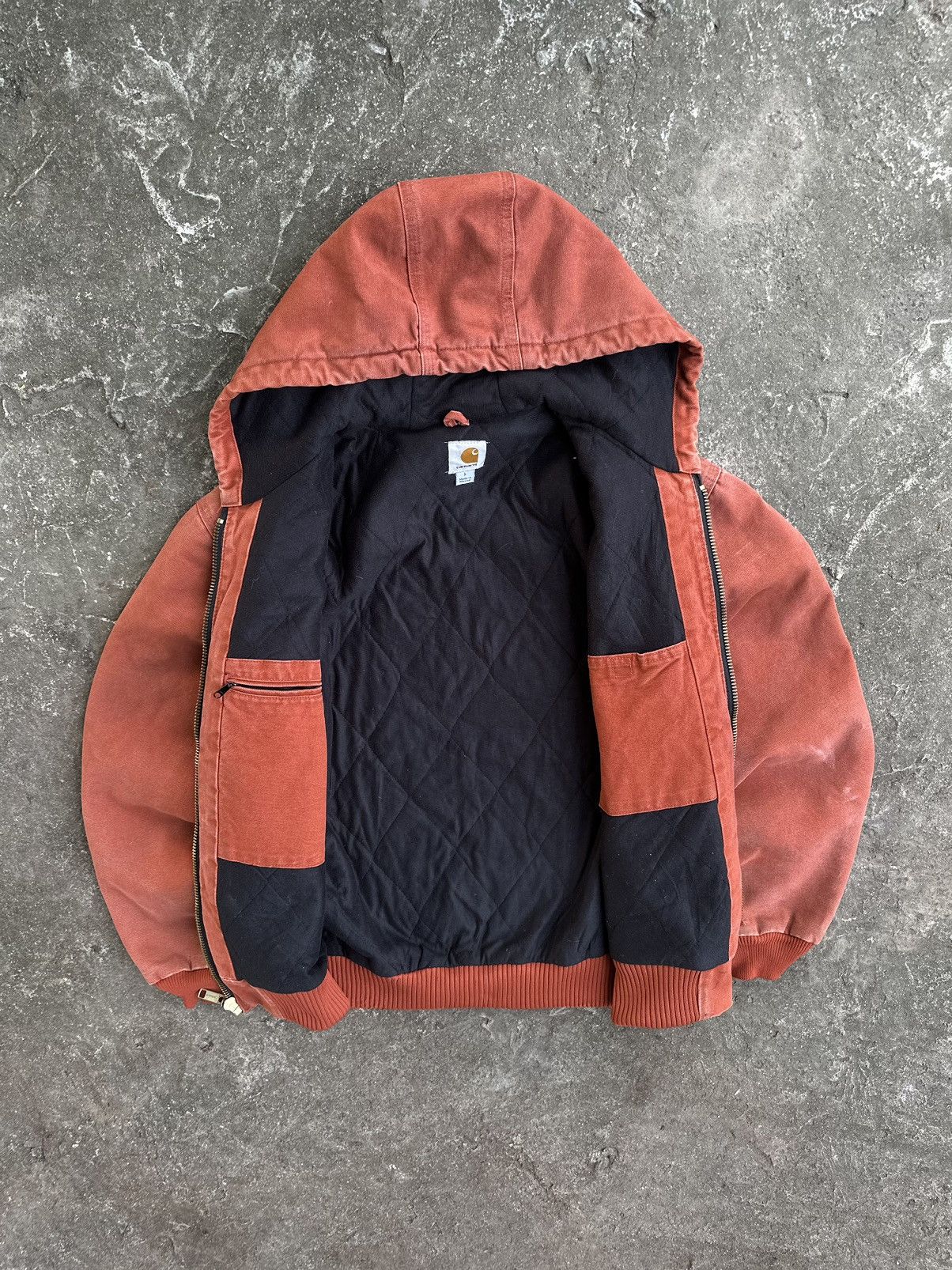 Carhartt Rare!!! Vintage 00s Carhartt J130 RDO Hooded Jacket Size US L / EU 52-54 / 3 - 3 Thumbnail