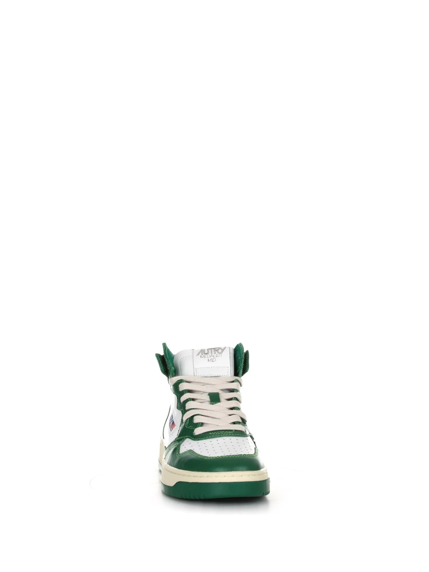 AUTRY o1y0426 Logo Hi-Top Sneakers in Green/White Size US 9 / EU 42 - 3 Thumbnail