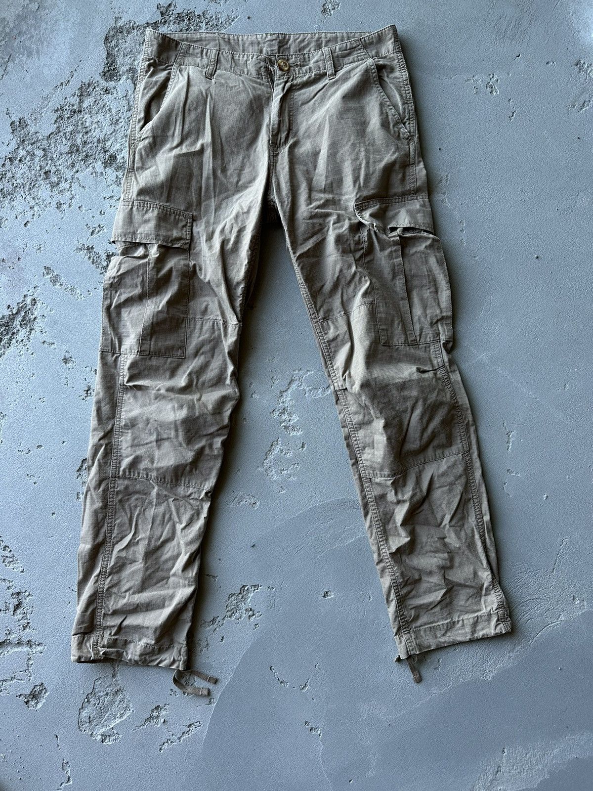 Carhartt Carhartt Regular Cargo RipStop Pants Multipocket Sand Size US 31 - 1 Thumbnail
