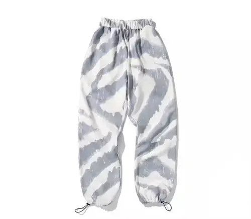 Japanese Brand 21SS Indigo Union Japan White Tie Dyed Jogger Pants Size US 31 - 3 Thumbnail