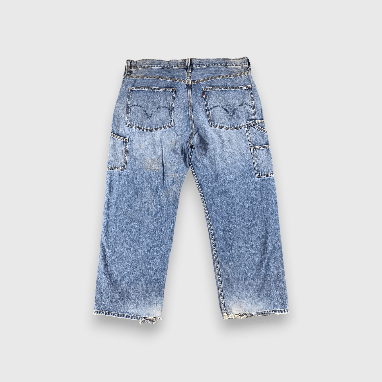 Levi's Vintage Light Wash Levis Carpenter Jeans- J1379 Size US 42 / EU 58 - 2 Thumbnail