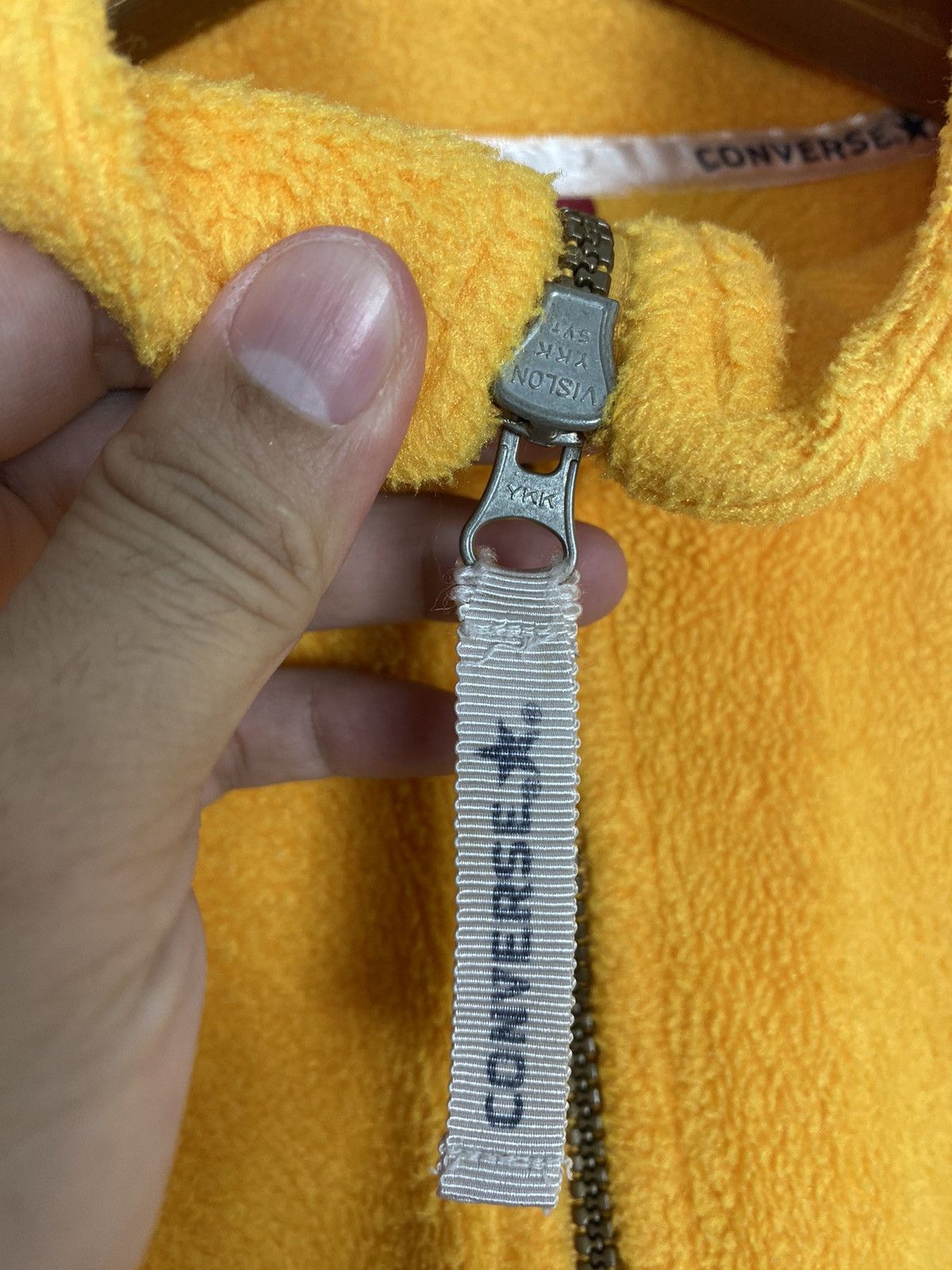 Converse Rare‼️ Vintage Converse Fleece Polartec Script Logo Size US M / EU 48-50 / 2 - 4 Thumbnail