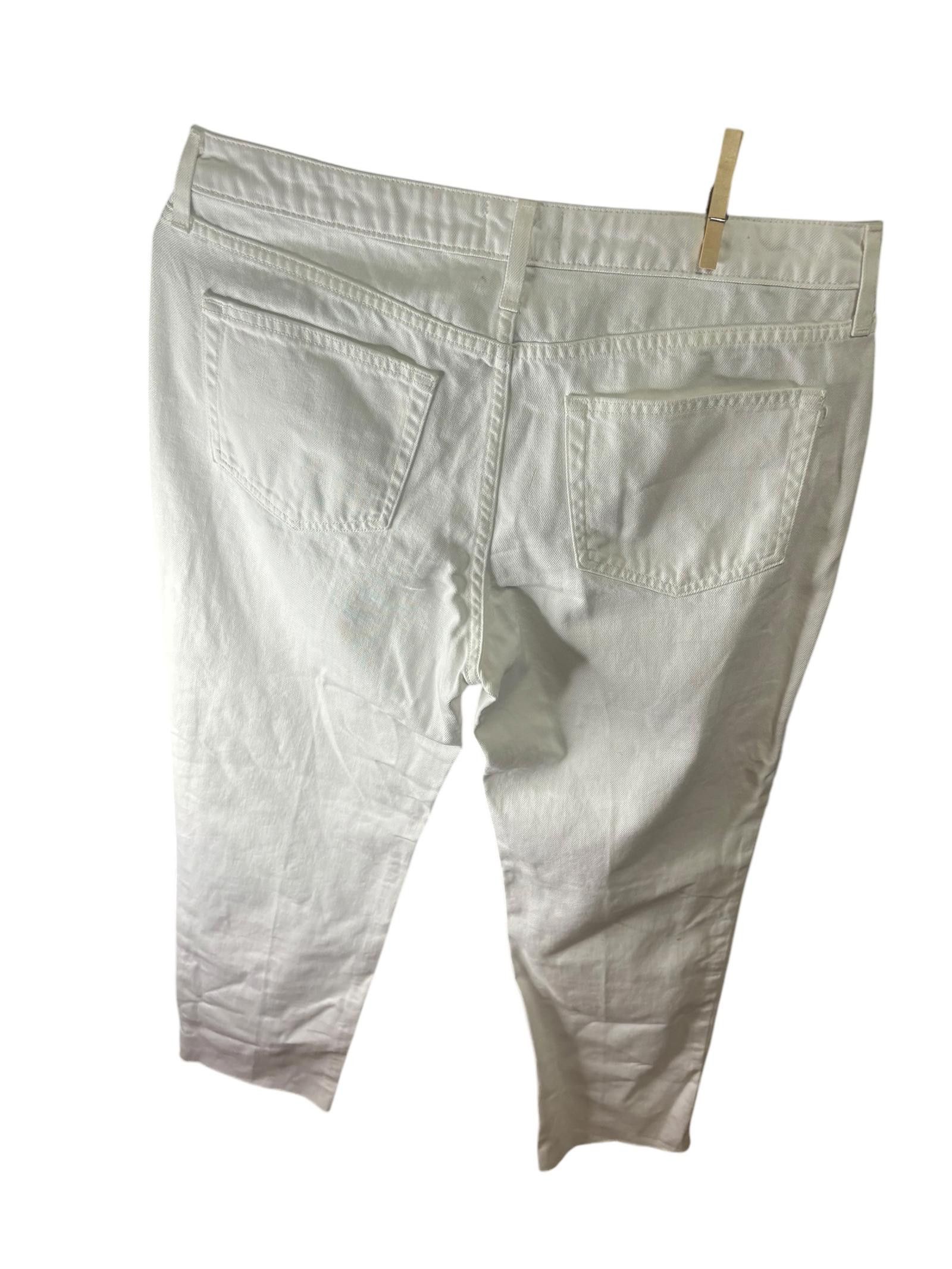Designer L'agence Milana Lowrise Stovepipe Jean White Size 30 Size 30" / US 8 / IT 44 - 2 Thumbnail