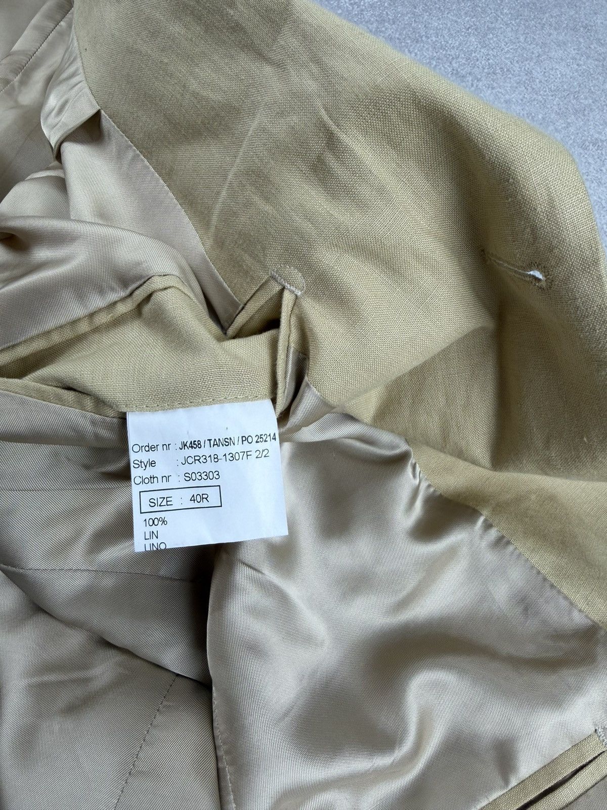 Other Cordings Piccadilly London Linen Blazer Cream Beige Size 40R Size 40R - 11 Thumbnail