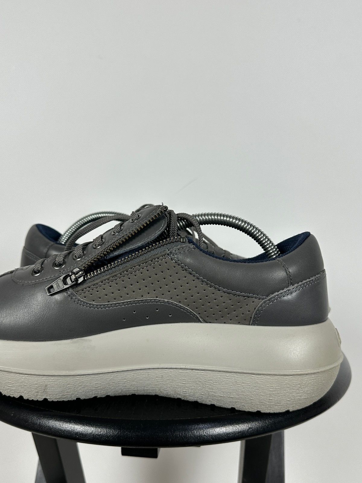 Kybun Kybun Gray Leather Orthopedic Comfort Sneakers Size US 9.5 / EU 42-43 - 21 Thumbnail