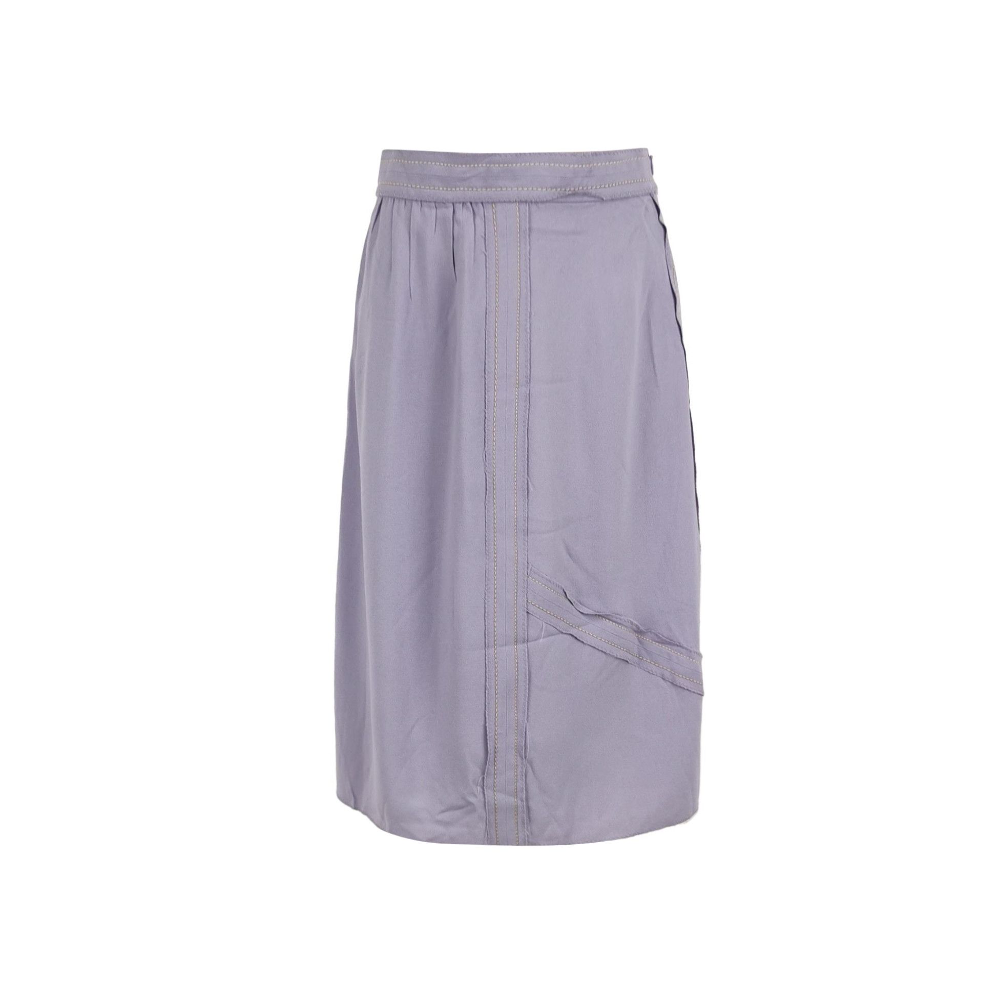 Prada Prada Color Block Midi Skirt Size 40 0089 Size 40" / US 18 - 1 Thumbnail