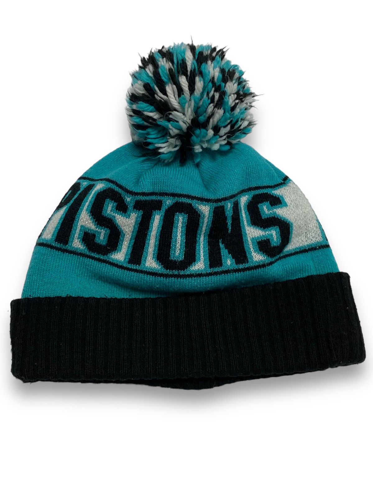 NBA Vintage NEW ERA NBA Pistons Pompon Hat Beanie Size ONE SIZE - 2 Thumbnail