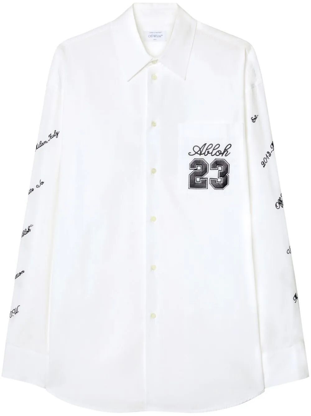 image of Off White Off-White Logo 23 Oversize Shirt Size S, Men's