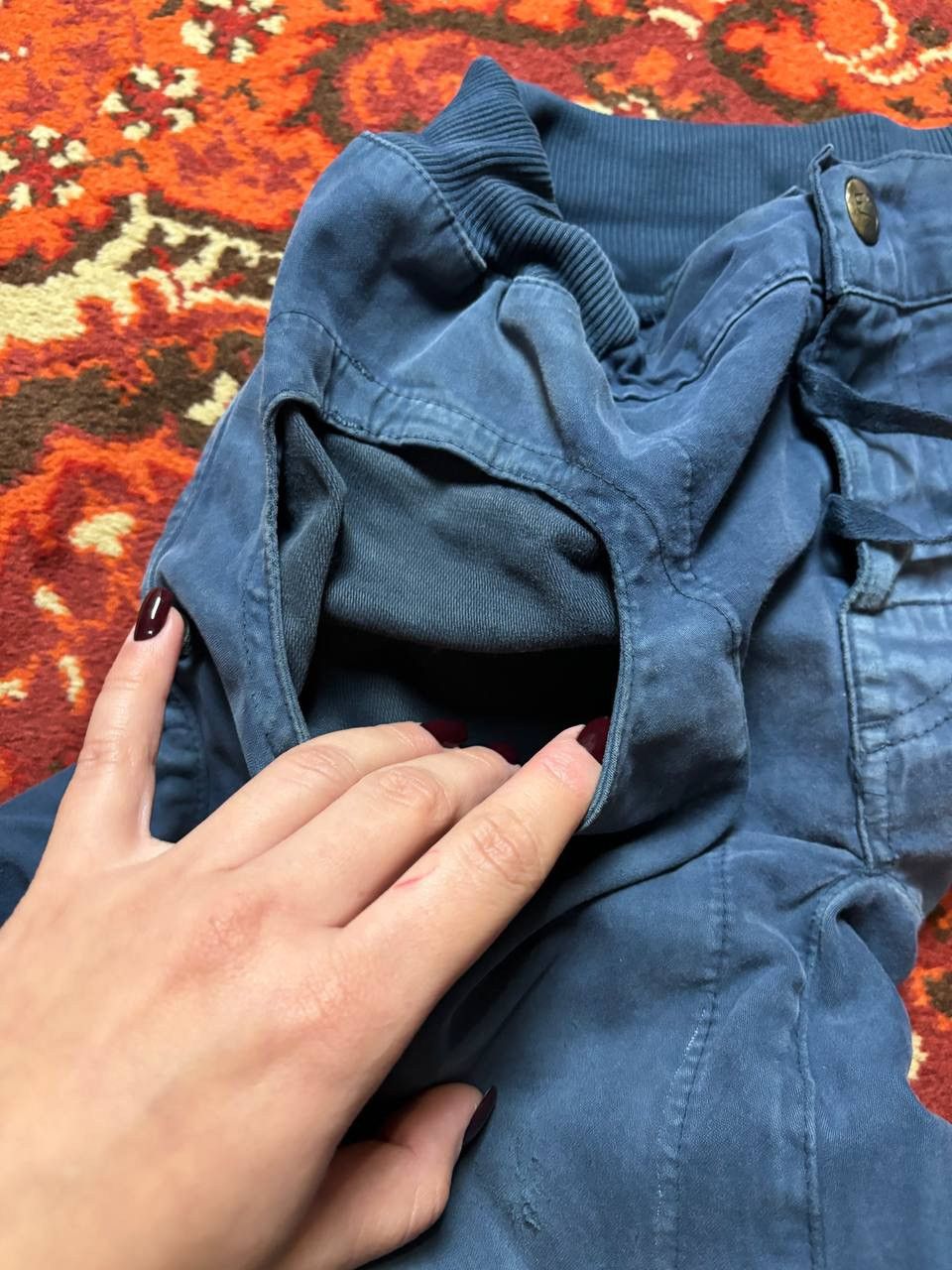 Handmade × Japanese Brand × Vintage Vintage Y2K E9 Rondo Slim Faded Women's Hand Made Pants Size US 32 / EU 48 - 3 Thumbnail
