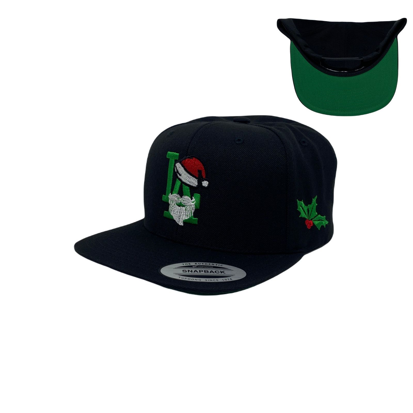 Other Los Angeles LA Santa Clause Christmas Beard Hat Snapback Hat Size ONE SIZE - 1 Thumbnail