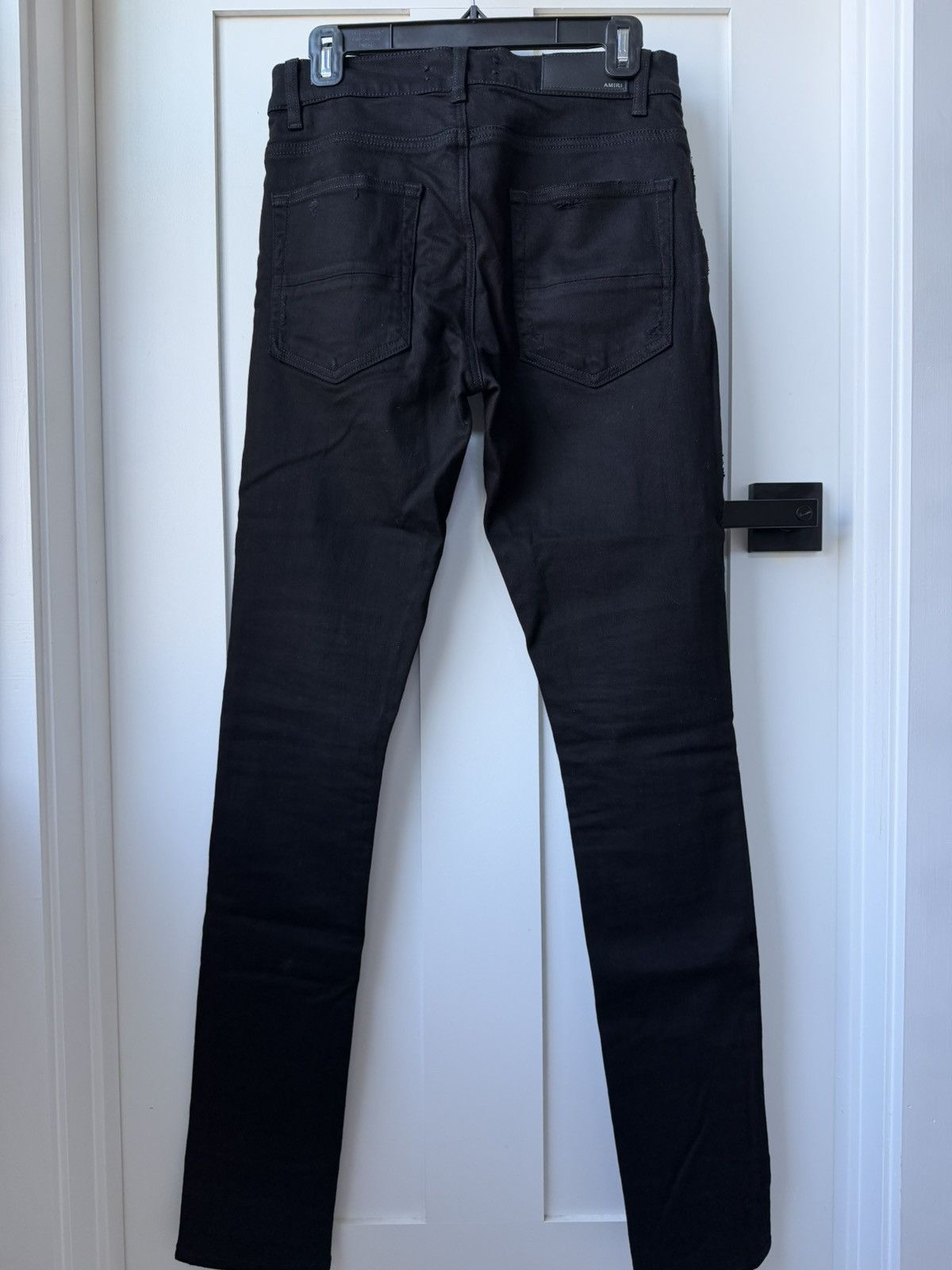 Amiri Unaltered LN Amiri Black Thrasher Jeans Size US 31 - 5 Thumbnail