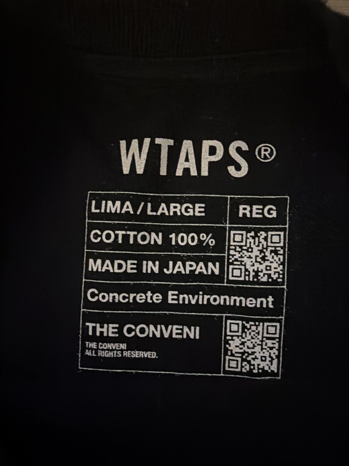 Wtaps WTAPS x The Conveni Black T-Shirt Size US L / EU 52-54 / 3 - 3 Thumbnail