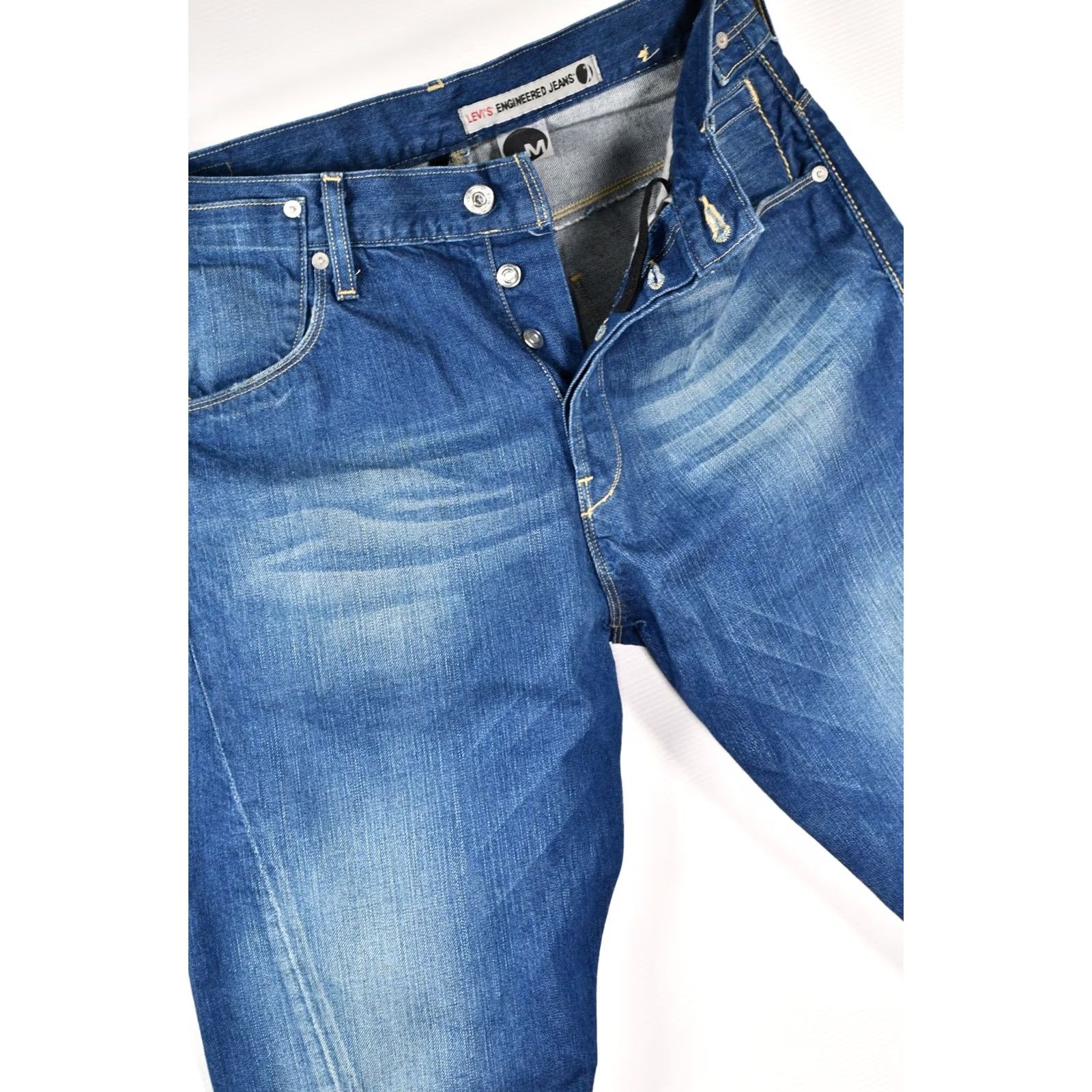 Levi's Levi's Engineered Blue Denim Shorts Jeans M Men Regular Cotton Size US 31 - 5 Thumbnail