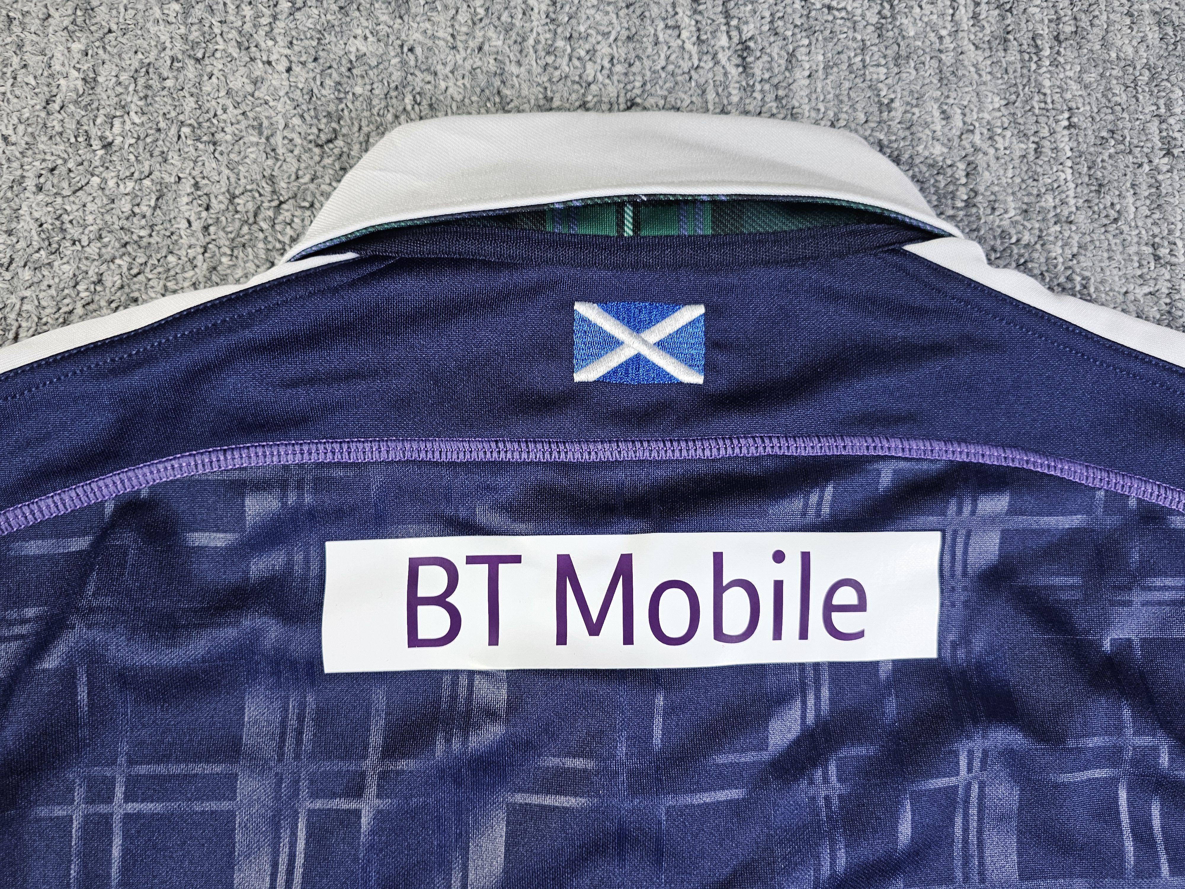 Macron Macron Scotland Rugby Union 2018/19 Home Jersey BT Navy 2XL Size US XL / EU 56 / 4 - 4 Thumbnail
