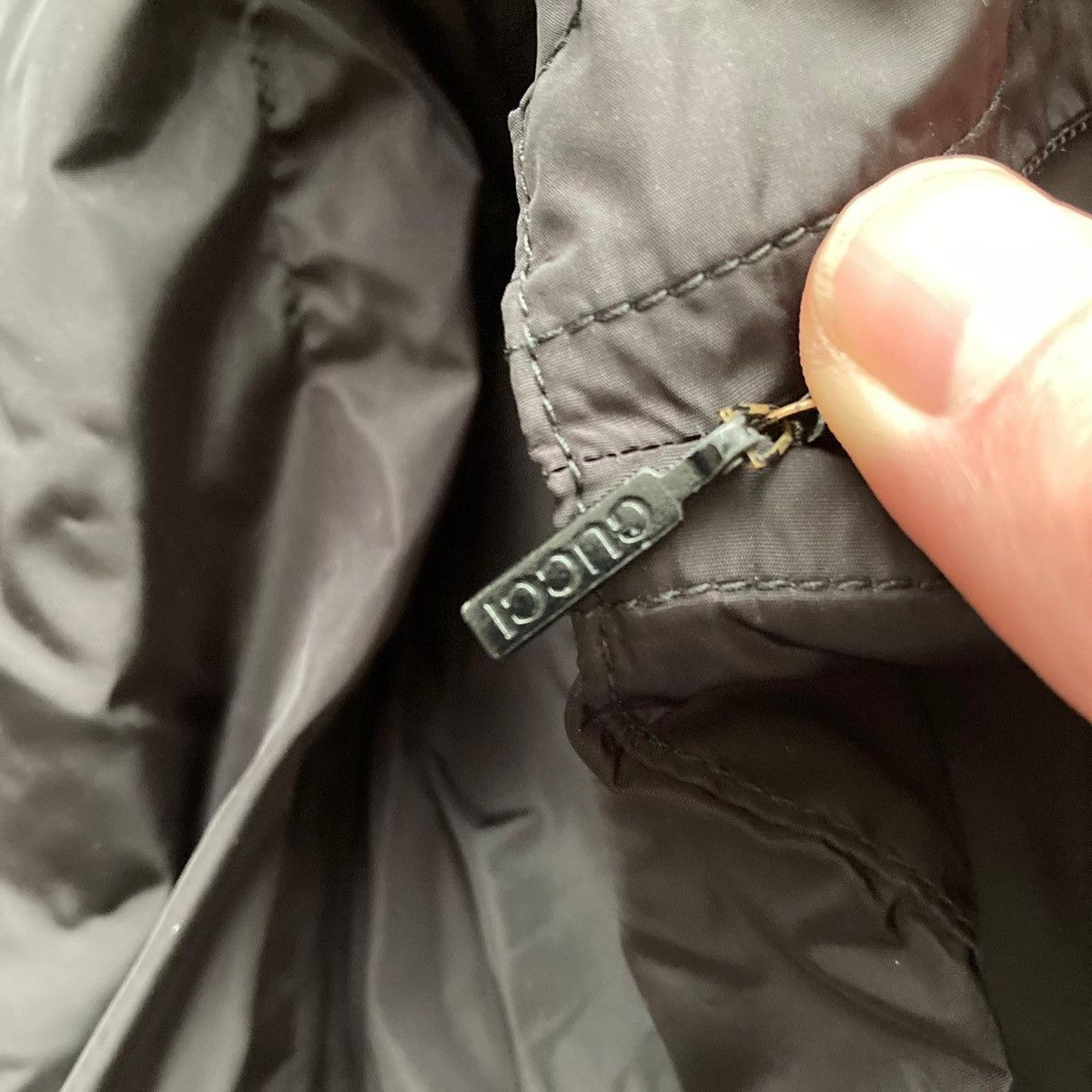 Gucci Gucci jumbo logo jacket goose down size 44 black GG Size US S / EU 44-46 / 1 - 10 Thumbnail
