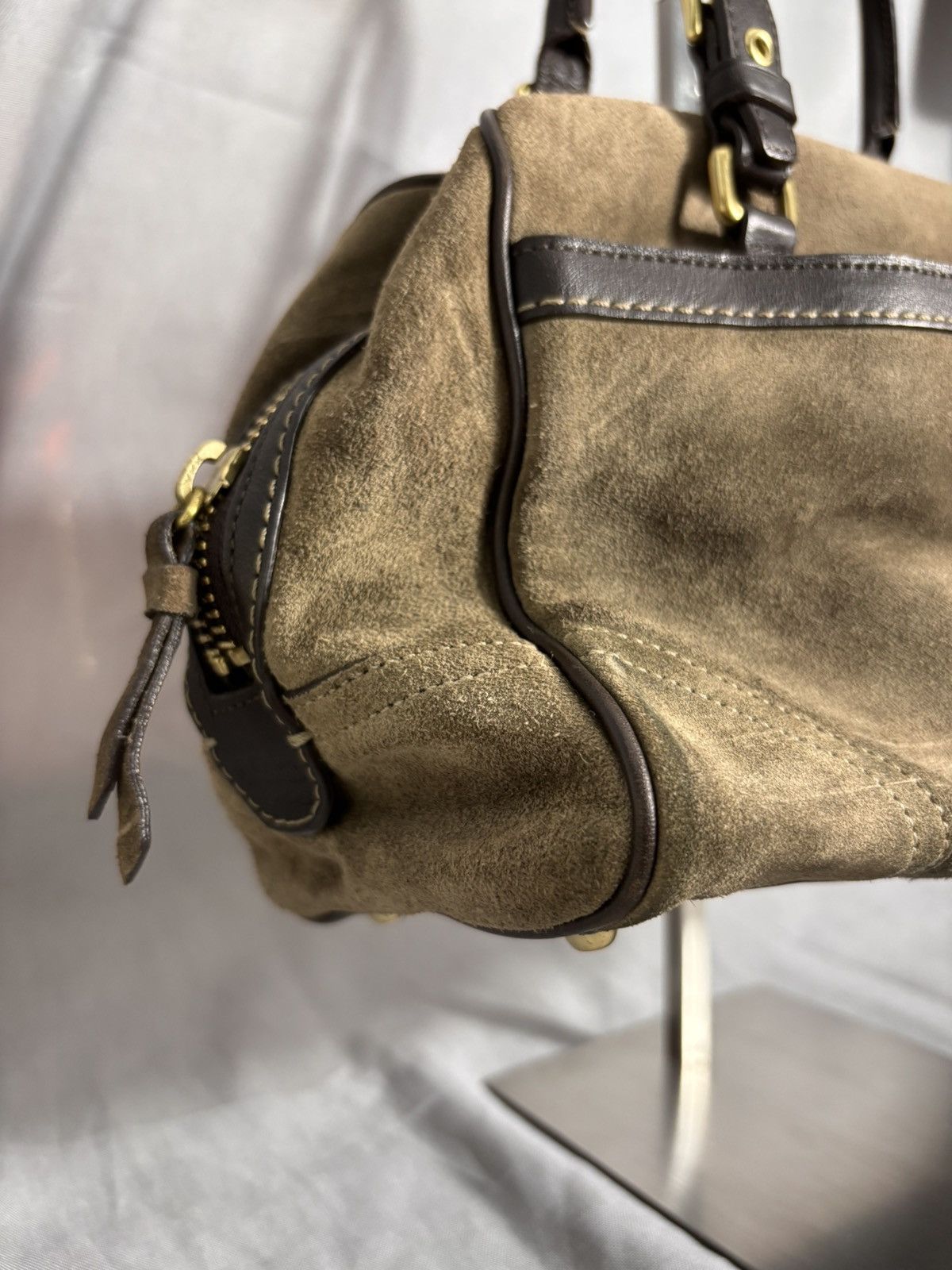 Coach Coach Suede Handle Bag Size ONE SIZE - 2 Thumbnail