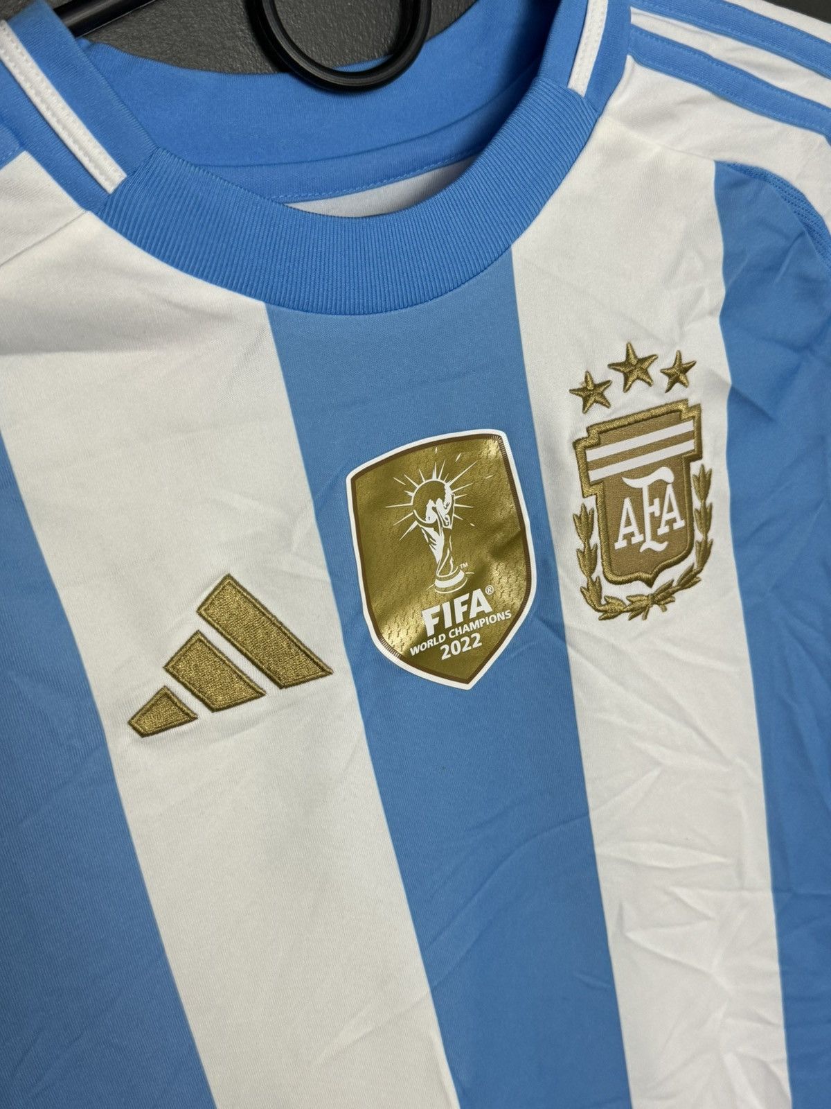Adidas KIDS New Argentina 2024 Home Messi Football Jersey T-Shirt Size US XS / EU 42 / 0 - 4 Thumbnail
