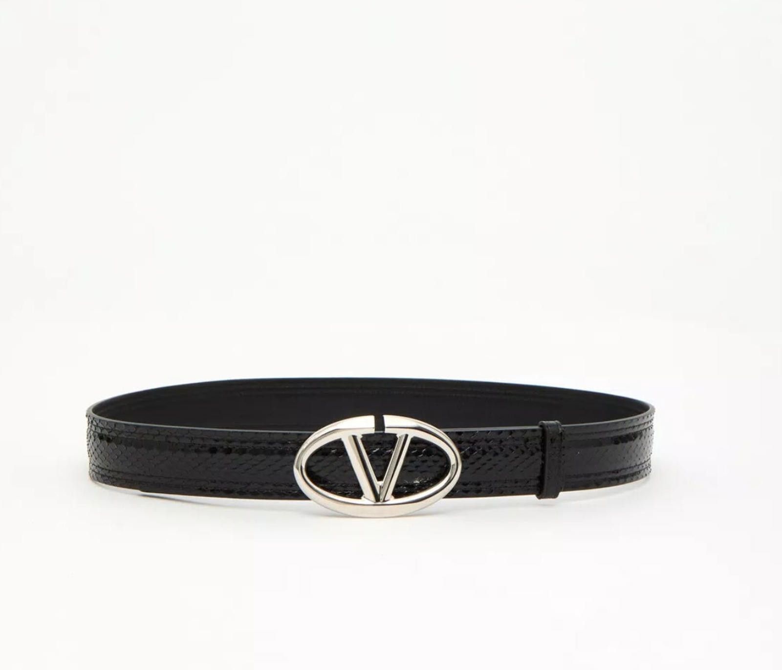 Valentino Valentino Vlogo leather belt size 80 Size ONE SIZE - 1 Thumbnail