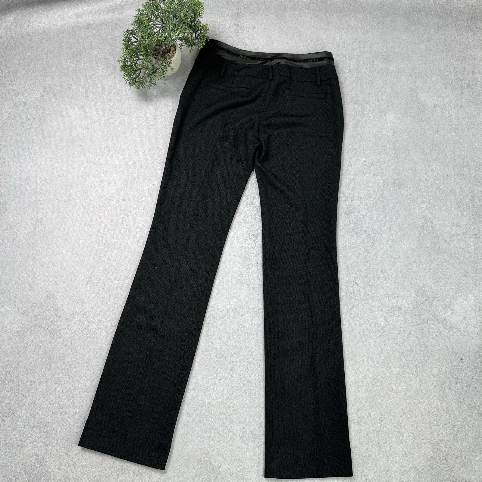 Dolce & Gabbana Vintage Dolce Gabbana Women Trousers Black Pants Size 28" / US 6 / IT 42 - 11 Thumbnail