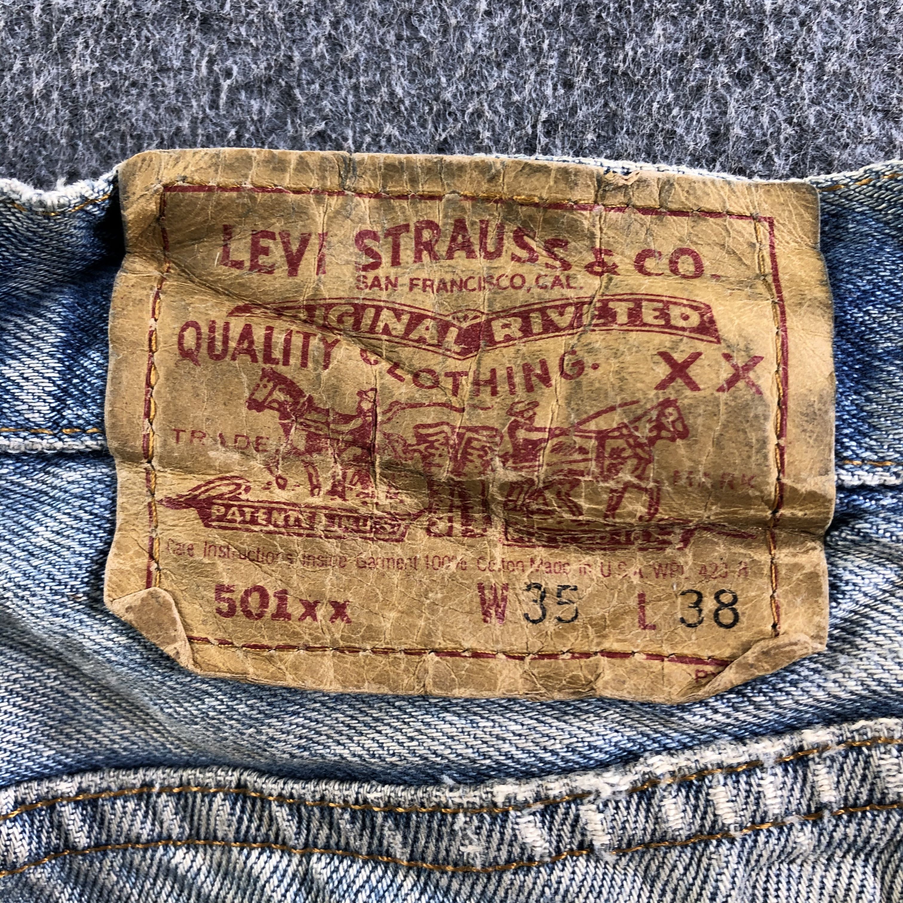 Levi's 90s Vintage Levis 501 Jeans-J3638 Size US 33 - 5 Thumbnail