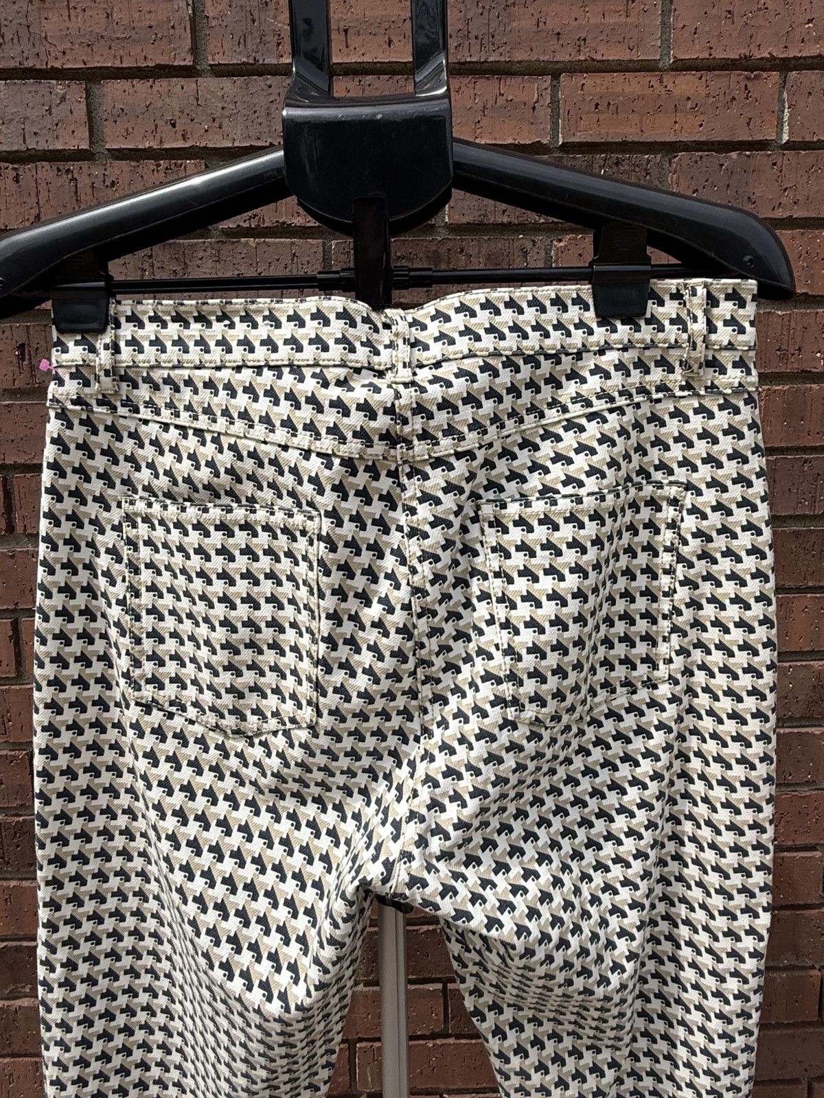 J.McLaughlin J McLaughlin Baxter Ankle Pants Zip Accent Geometric Print Size 32" / US 10 / IT 46 - 9 Thumbnail