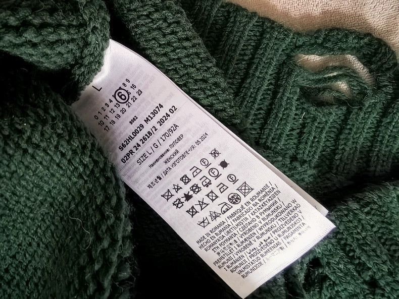 Maison Margiela Maison Margiela MM6 Margiela Green Knit Sweater-2507 Size US L / EU 52-54 / 3 - 4 Thumbnail