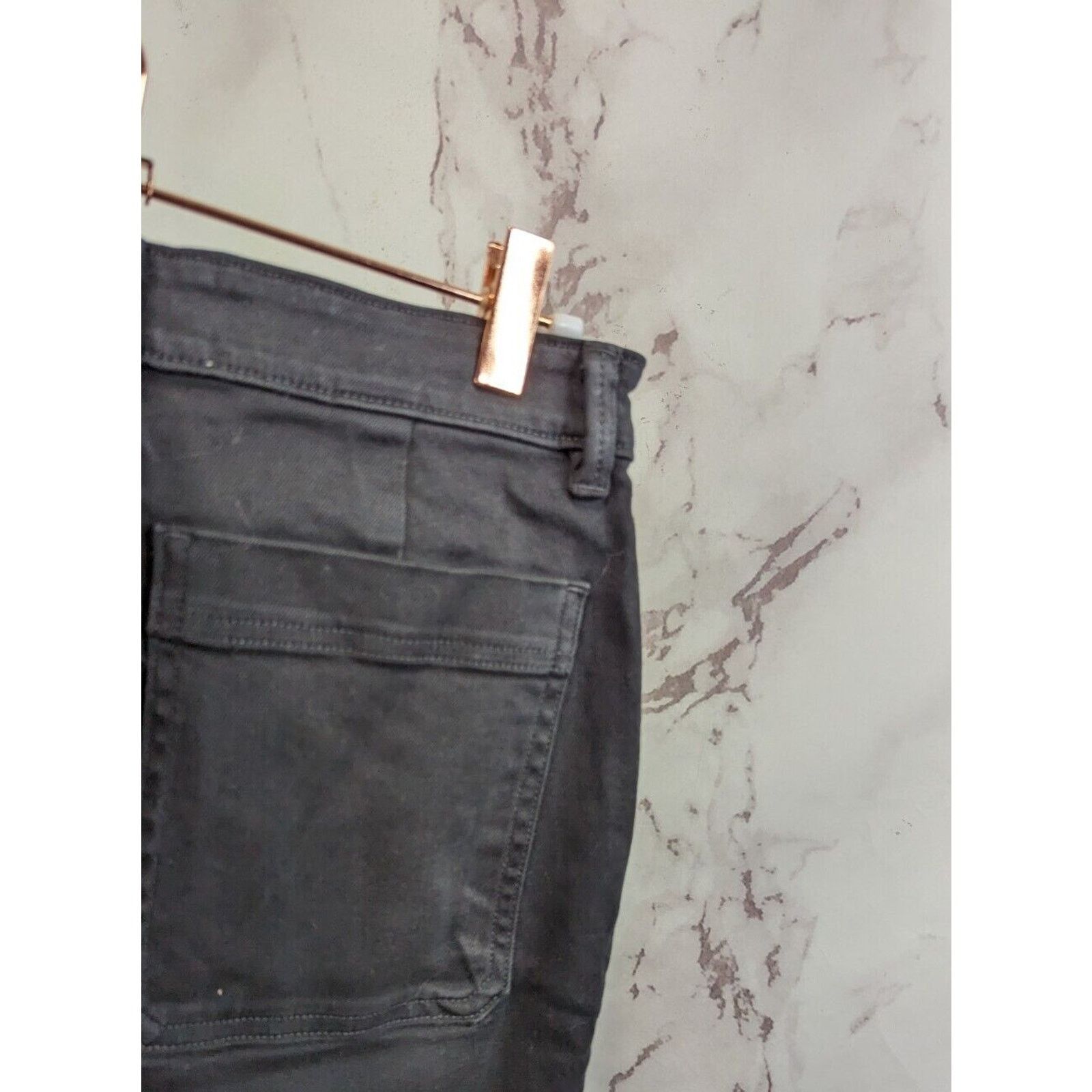 Everlane Everlane Pant Women 2 Slim Leg Crop Black High Rise Ankle Size 26" / US 2 / IT 38 - 11 Thumbnail
