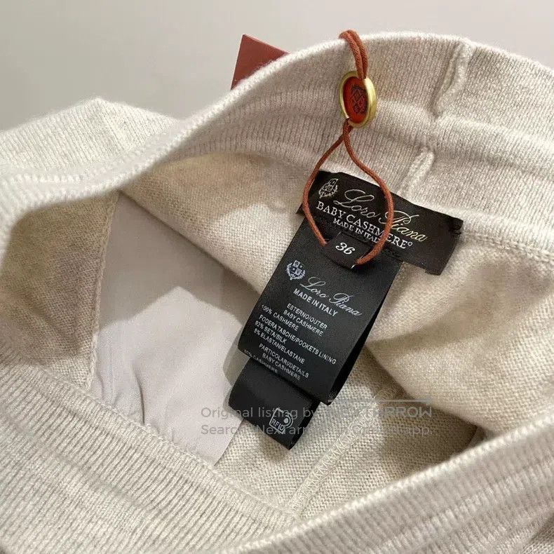 Loro Piana Loro Piana New cashmere pants with tags Size 24" / US 00 / IT 34 - 2 Thumbnail