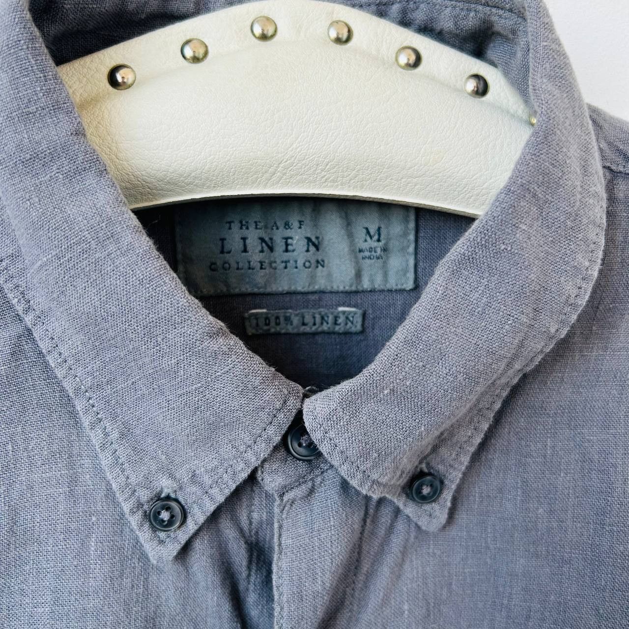 Abercrombie & Fitch A&F linen shirt #245 Size US M / EU 48-50 / 2 - 2 Thumbnail