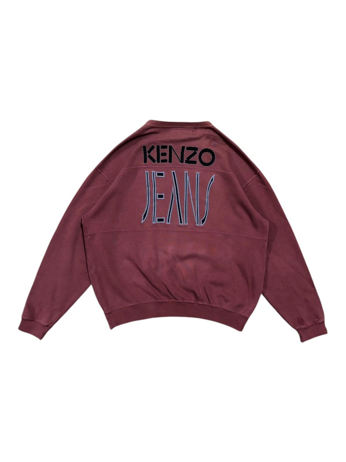 Kenzo Vtg Kenzo Damaged Distressed Sweatshirt Size US M / EU 48-50 / 2 - 3 Thumbnail