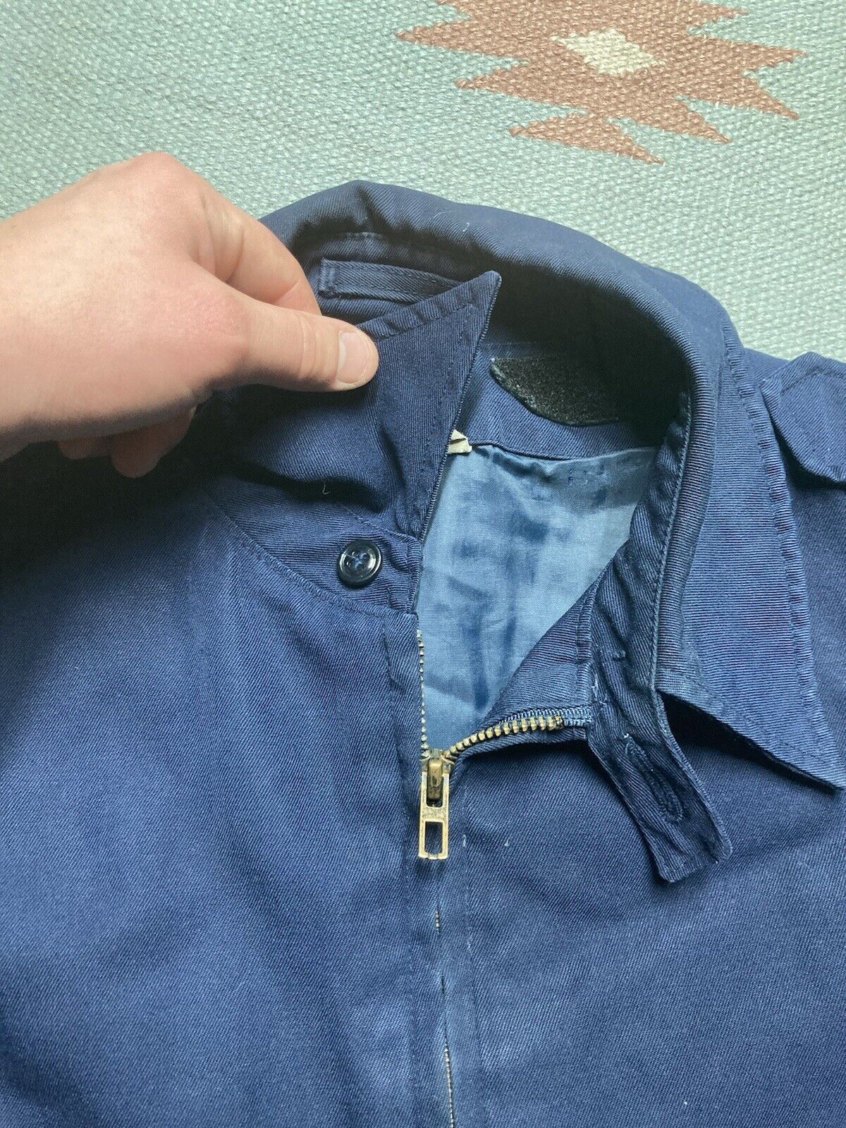 Vintage VTG USAF Air Force patriot work jacket lightweight bomber L Size US L / EU 52-54 / 3 - 8 Thumbnail