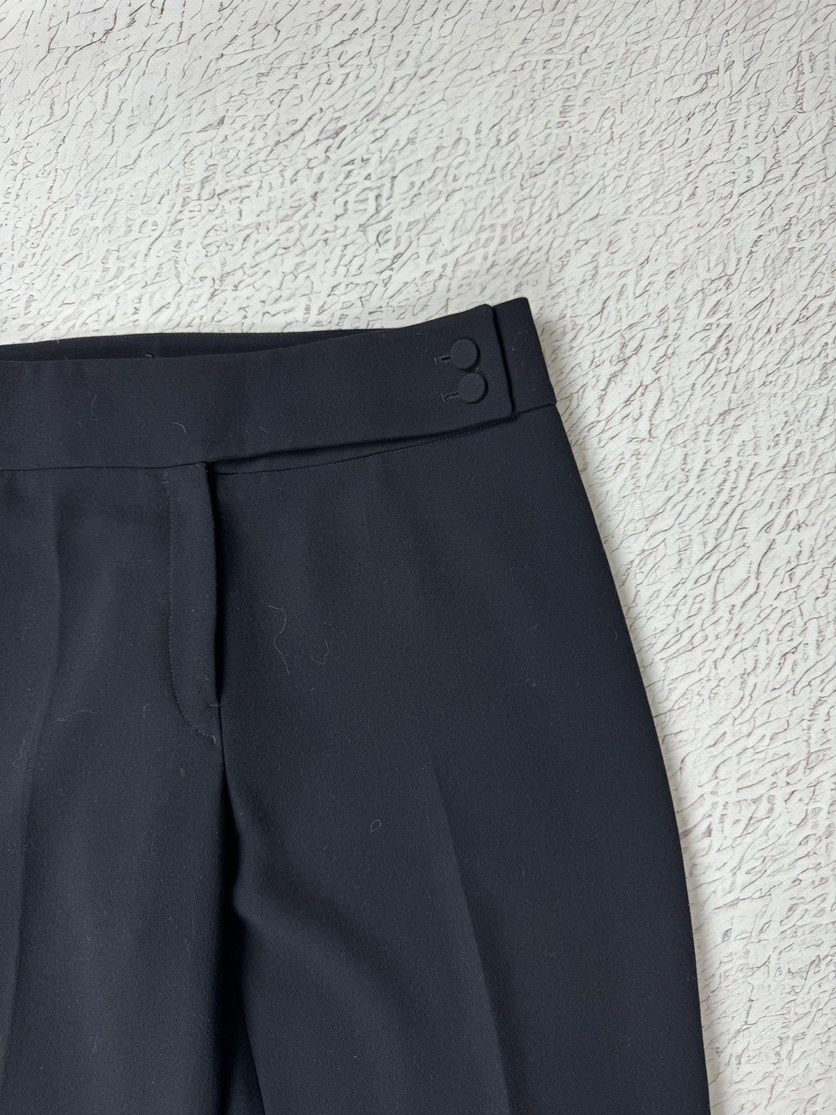 Jil Sander Jil Sander navy blue wool classic dress pant old money style Size 25" / US 0 / IT 36 - 7 Thumbnail