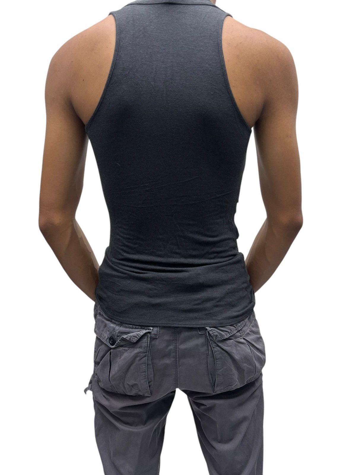 Helmut Lang HELMUT LANG WRINKLE SHIRT SLEEVELESS Size US S / EU 44-46 / 1 - 6 Thumbnail