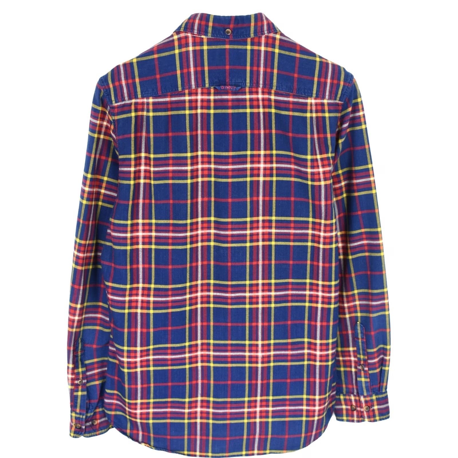 Gant GANT Shirt Men M Millerton Rough Oxford Fitted Checked Multicoloured Button-Up Size US M / EU 48-50 / 2 - 2 Thumbnail