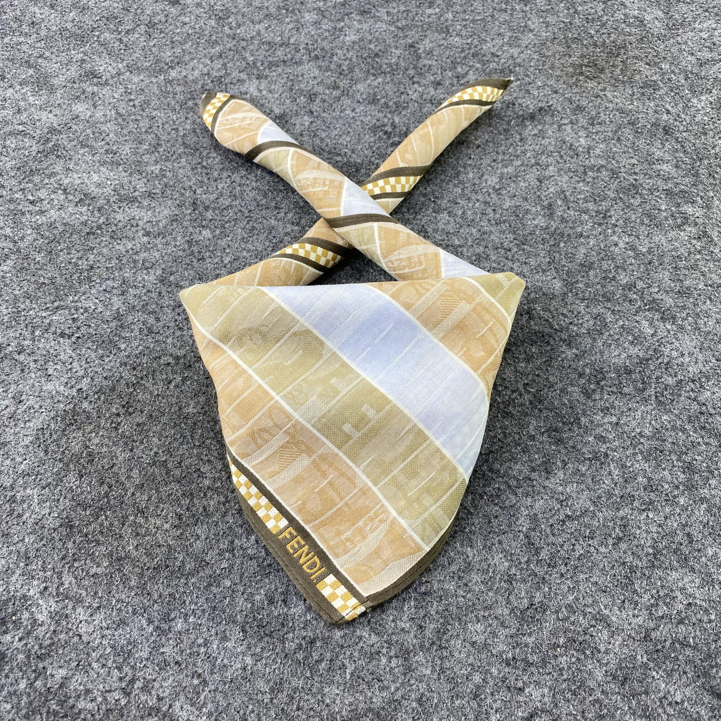 Designer Fendi Handkerchief / Bandana / Neckerchief-B1239 Size ONE SIZE - 2 Thumbnail
