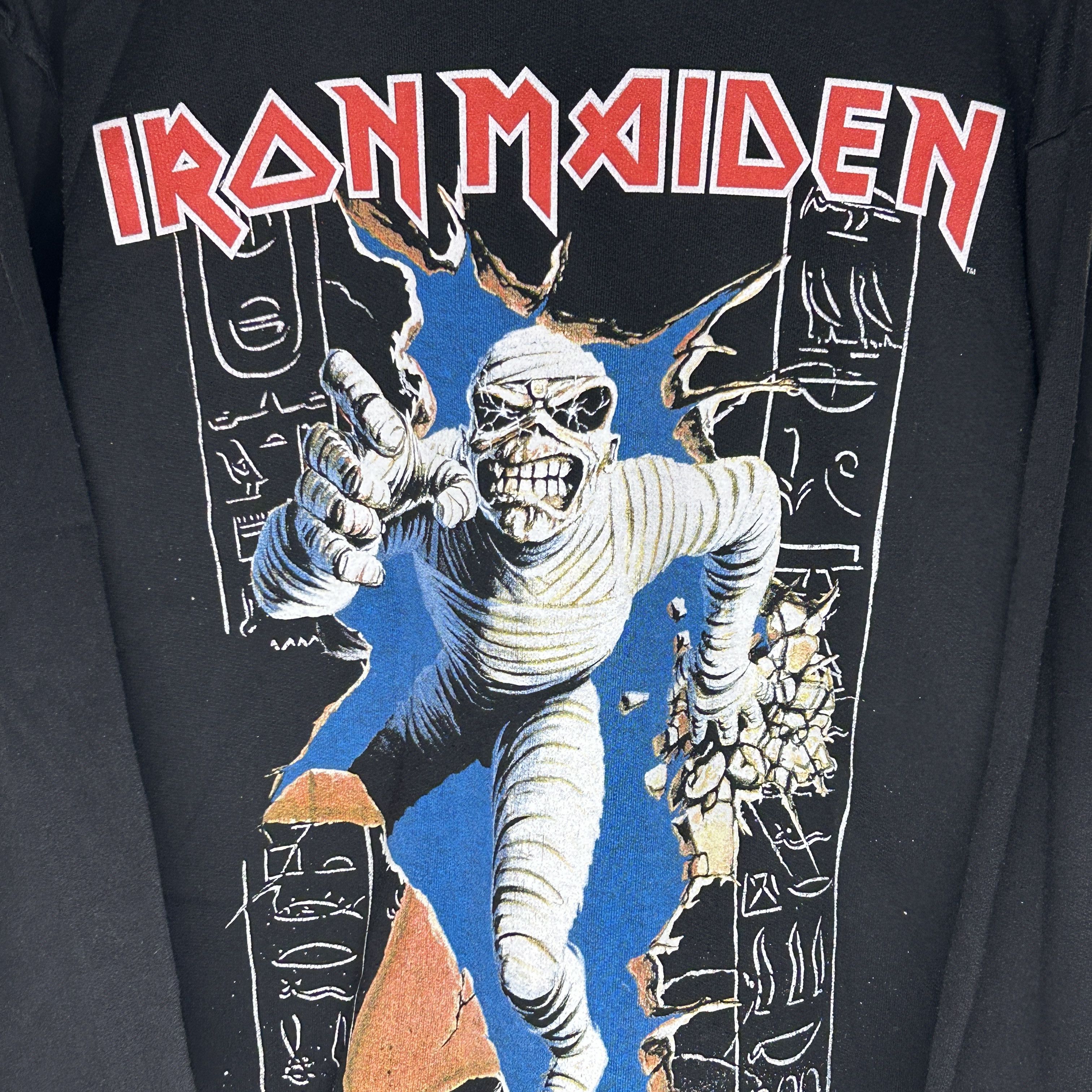 Band Tees Vintage Iron Maiden Powerslave 90's Band Hoodie Size US M / EU 48-50 / 2 - 3 Thumbnail