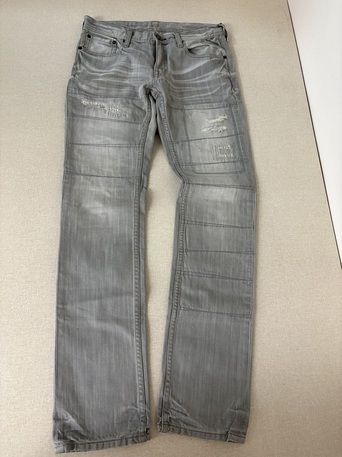 Japanese Brand Edge Rupert Japanese Boro Denim Size US 28 / EU 44 - 1 Thumbnail