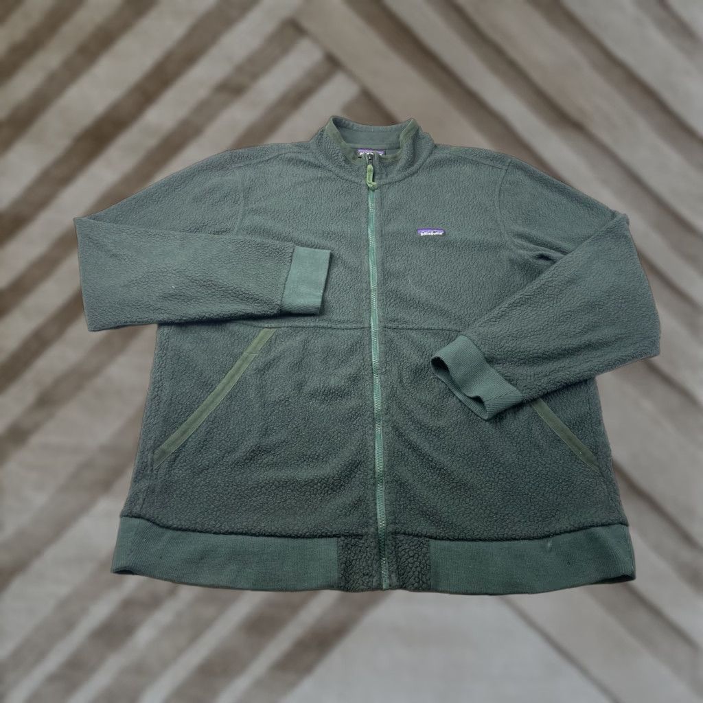 Patagonia Patagonia Jacket Full Zip Mens XL Green Outdoor Hiking Fleece Windbreaker Size US XL / EU 56 / 4 - 1 Thumbnail
