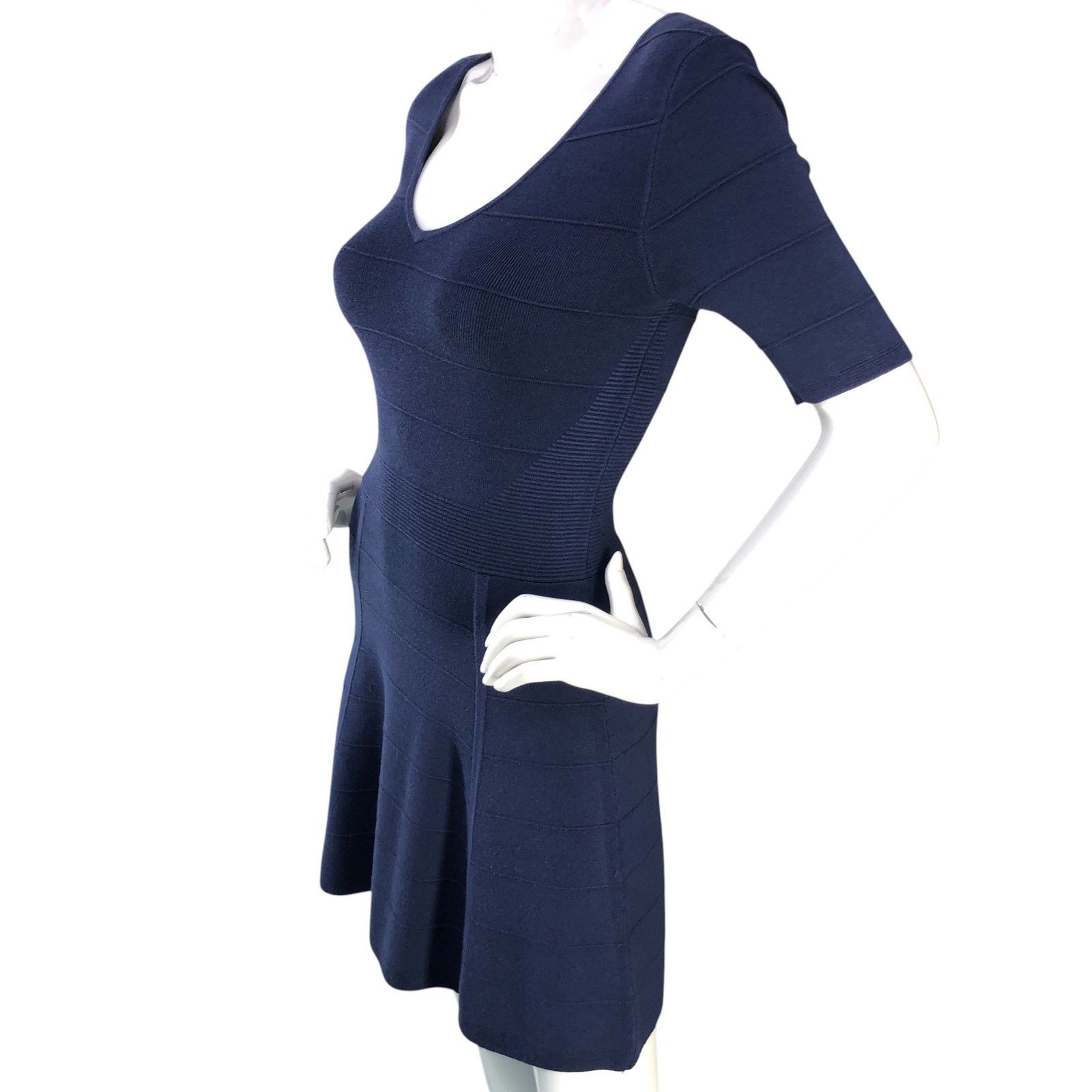 Ann Taylor Ann Taylor Size XXSP Dress Ottoman V Neck Sweater Blue Size XXS / US 00 / IT 34 - 4 Thumbnail