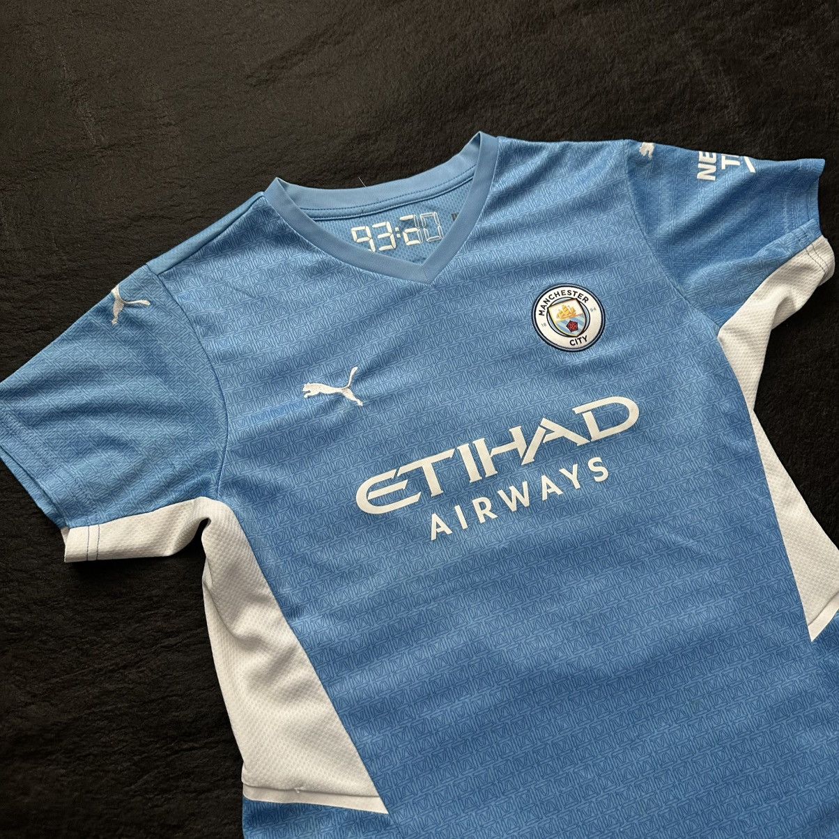 Puma Manchester City 21-22 third UCL Grealish football jersey Size US M / EU 48-50 / 2 - 2 Thumbnail