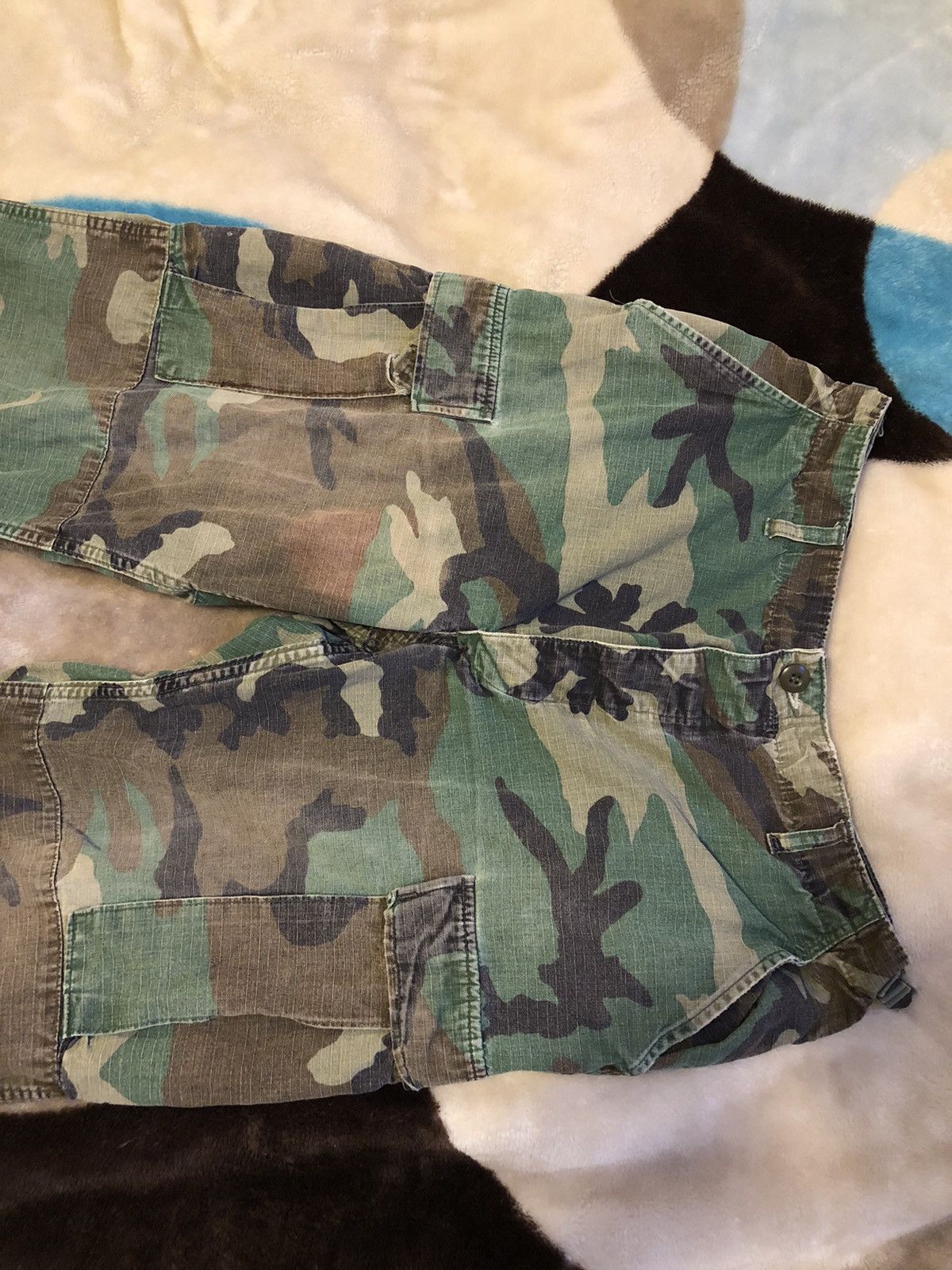 Vintage Vintage 90’s US Army Combat Double Knee Camo Pants Size US 32 / EU 48 - 2 Thumbnail
